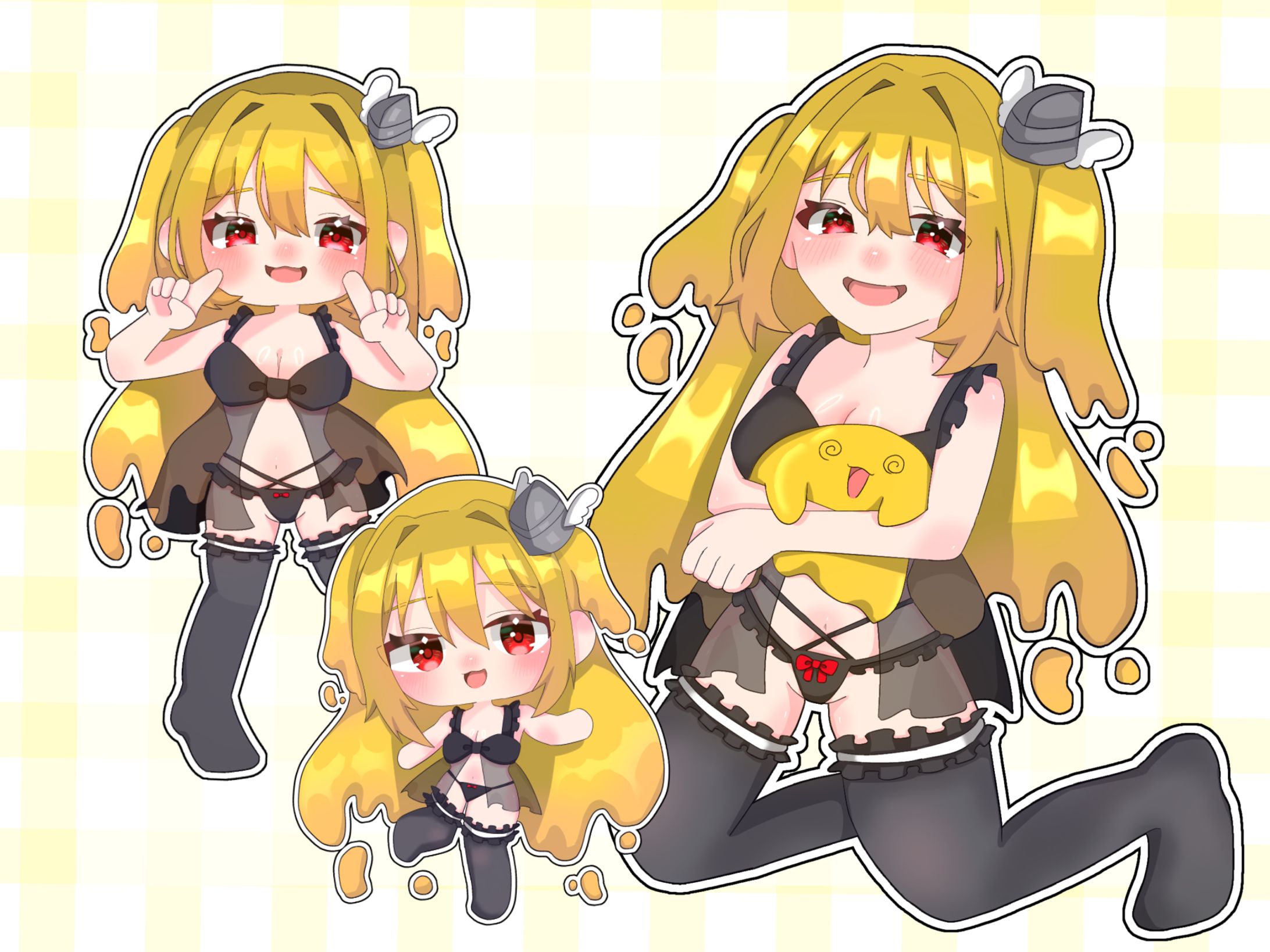 等身全身+SD全身+ちび全身 /シアン 様-1