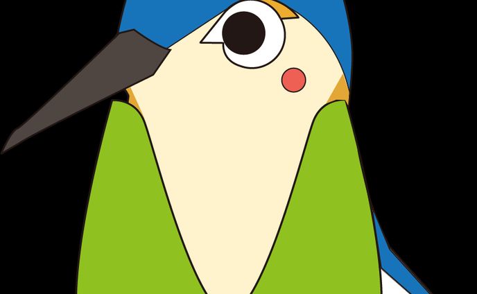 課題 （マスコットキャラクター）ハチドリ（キャラクターデザイン）①