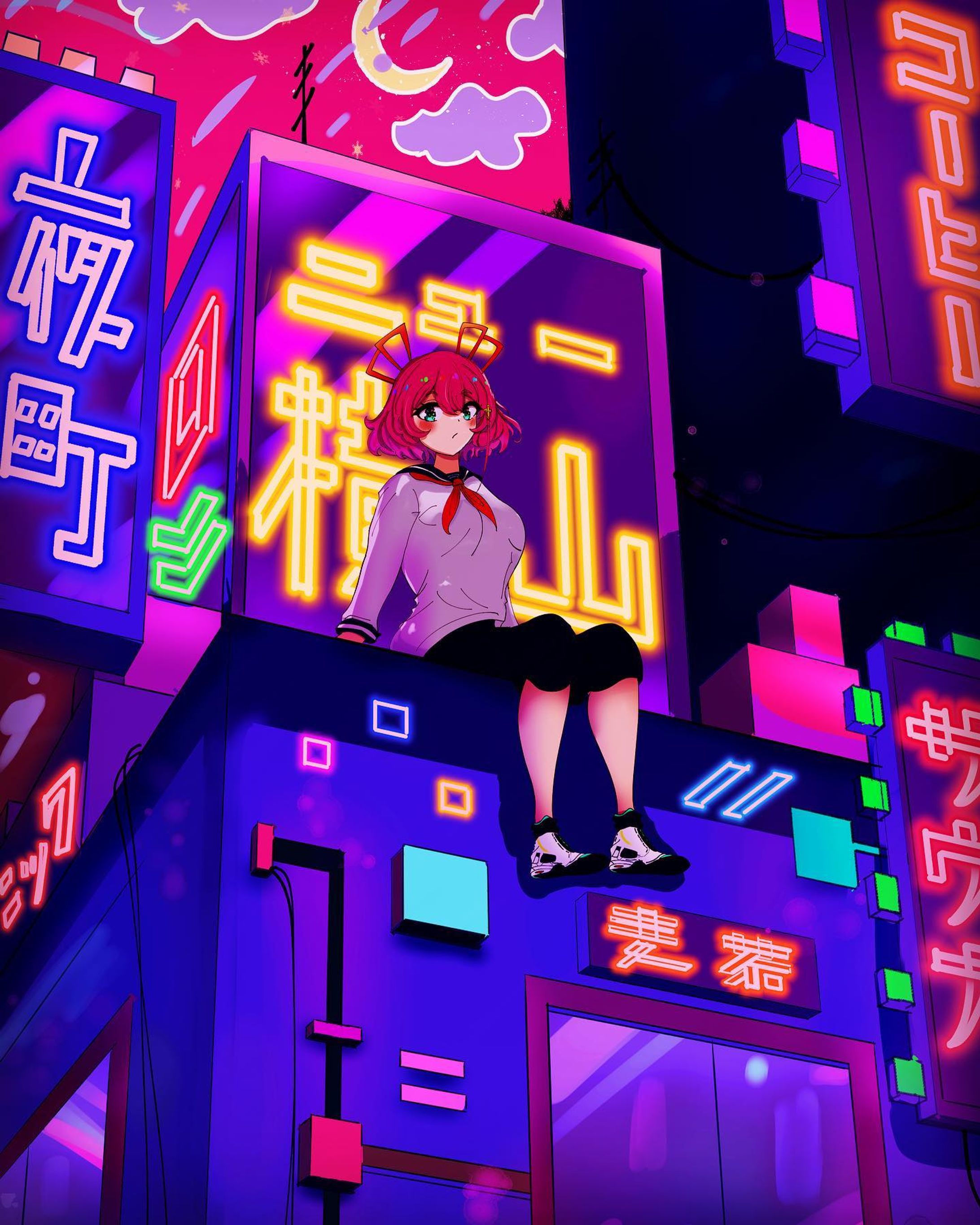 レトロチック
#イラスト #illustrate #illustration #いらすと好きな人と繋がりたい #イラスト好きな人と繋がりたい #夜 #ネオン-1
