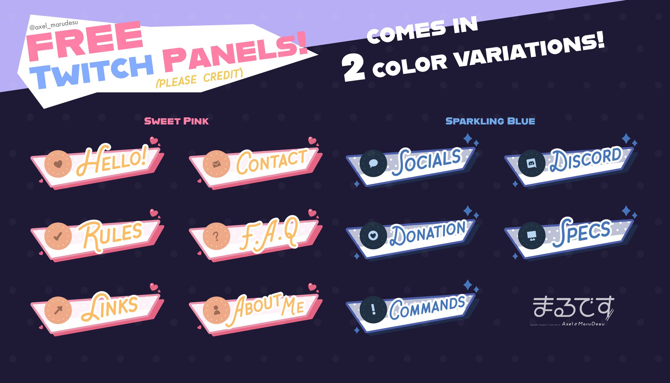 Pink & Blue Panels (Free DL)-1