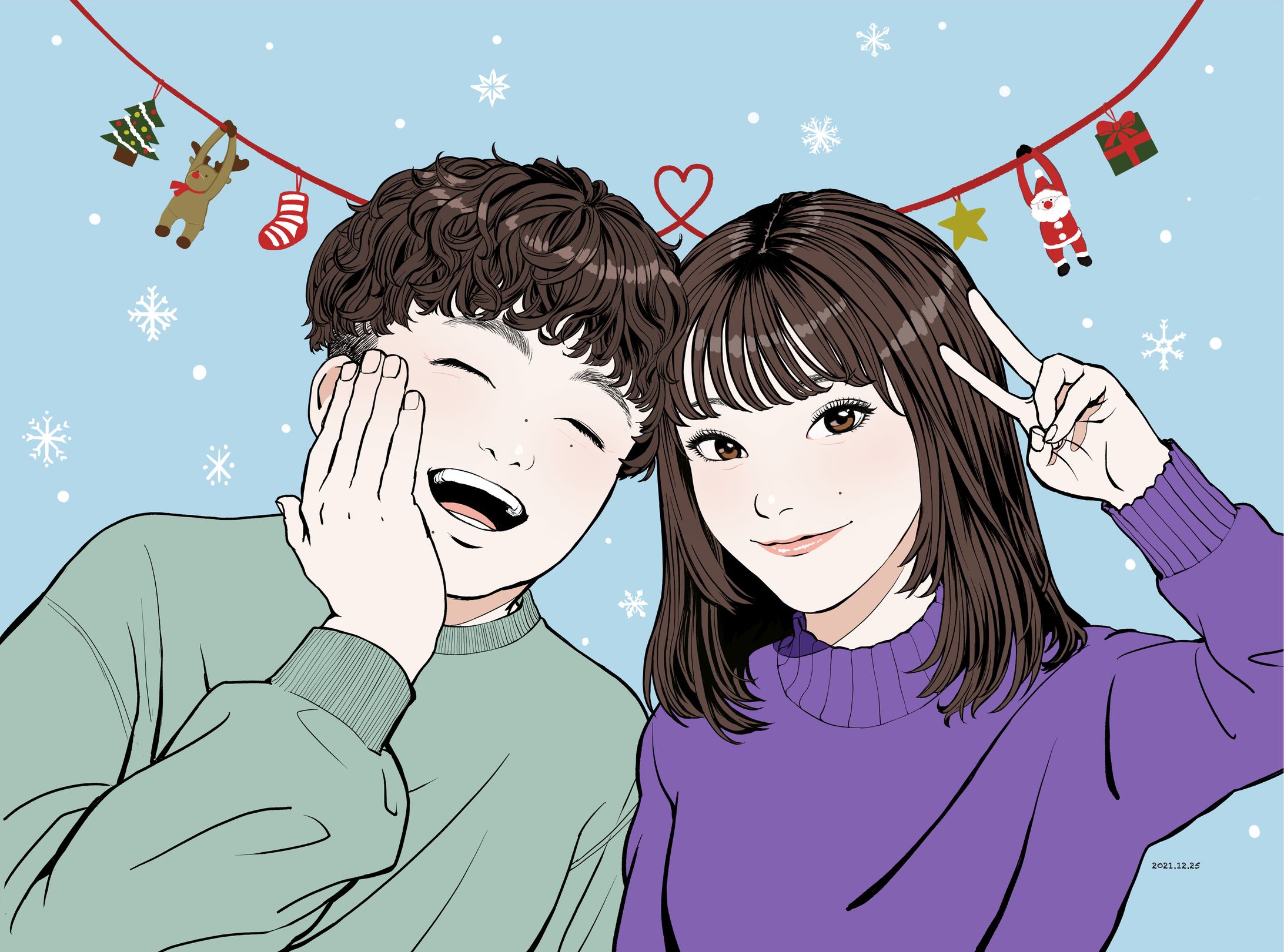 K様似顔絵-1