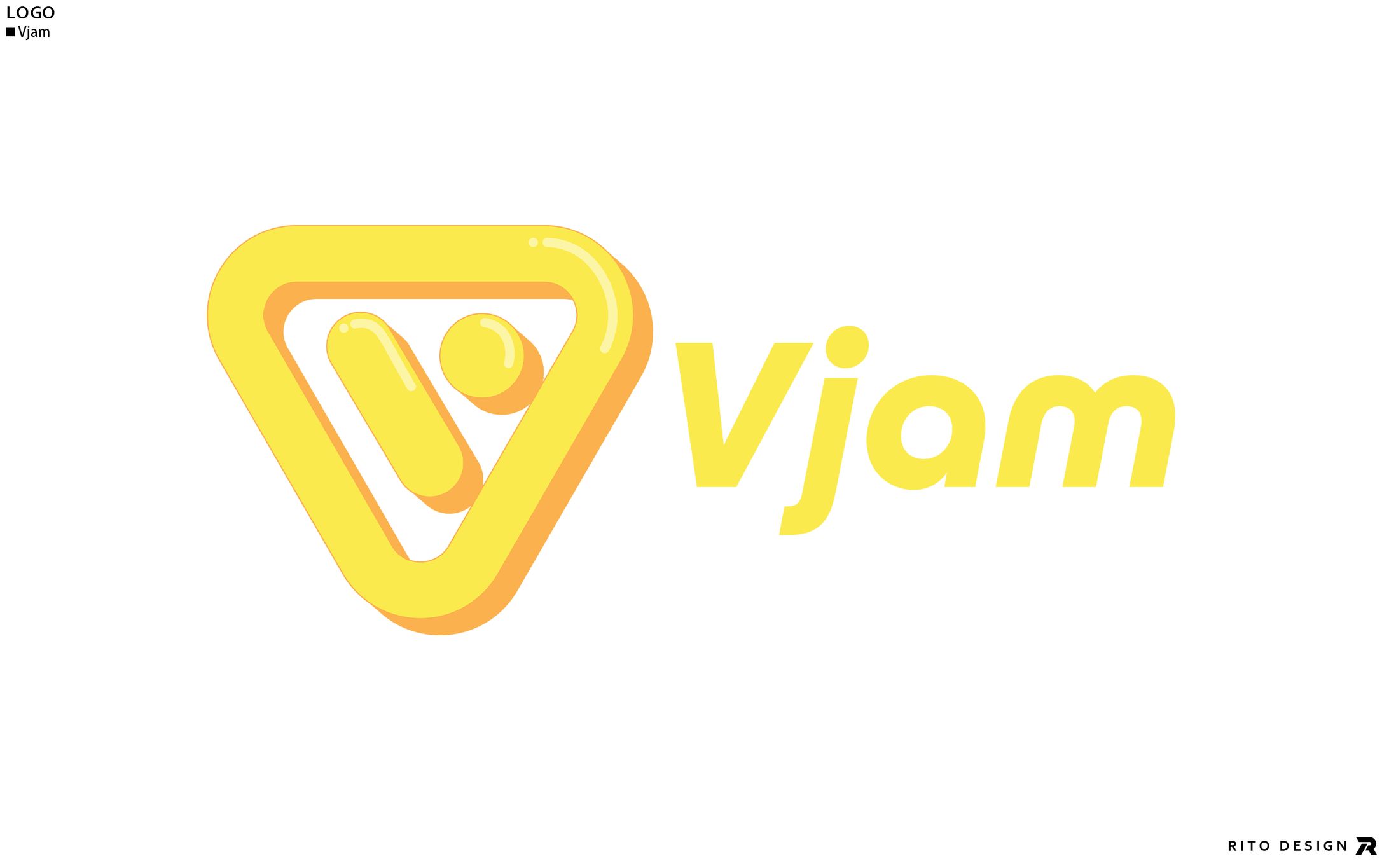 IRIAMライバー事務所「Vjam」　ロゴデザイン-1