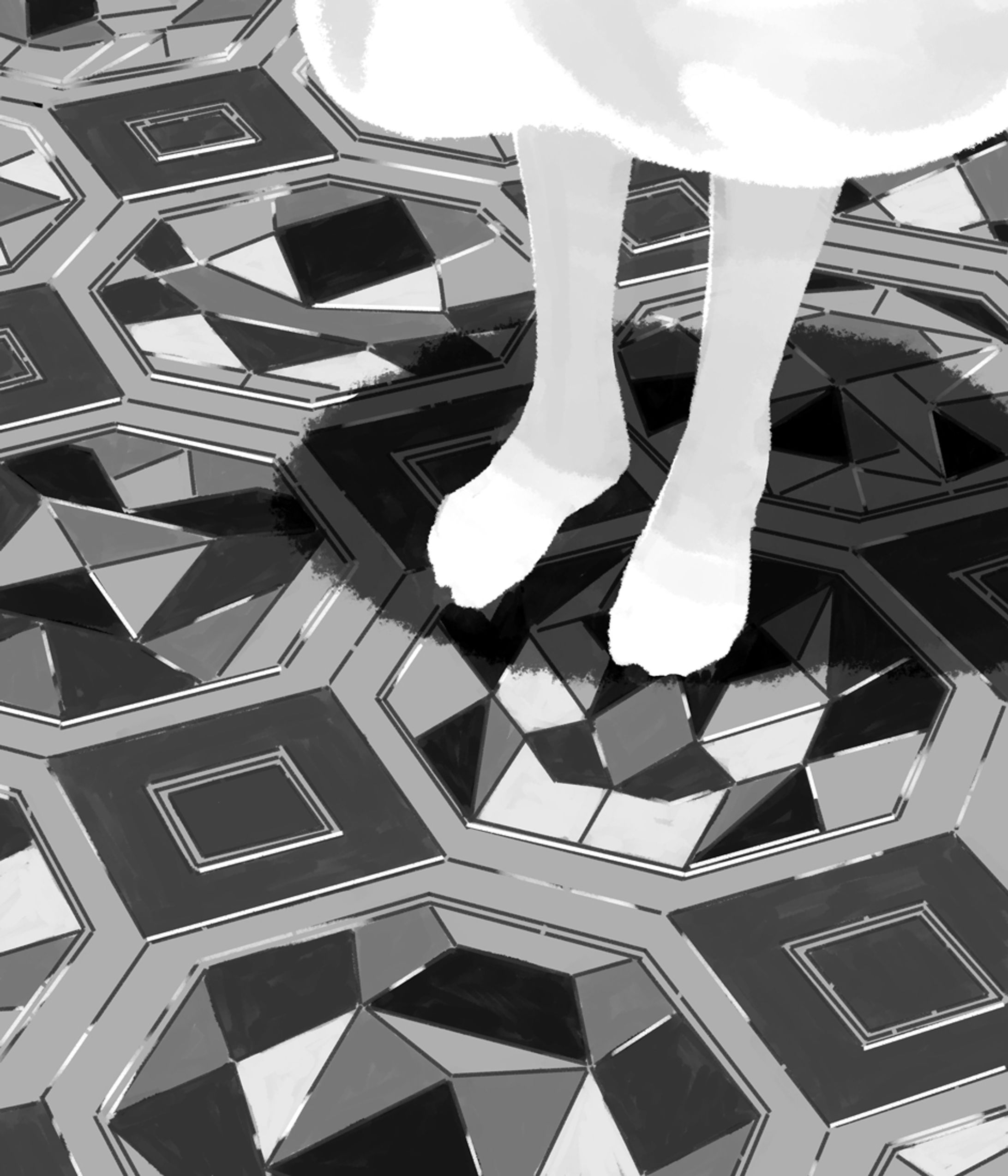 白黒イラスト②（5作品）-1