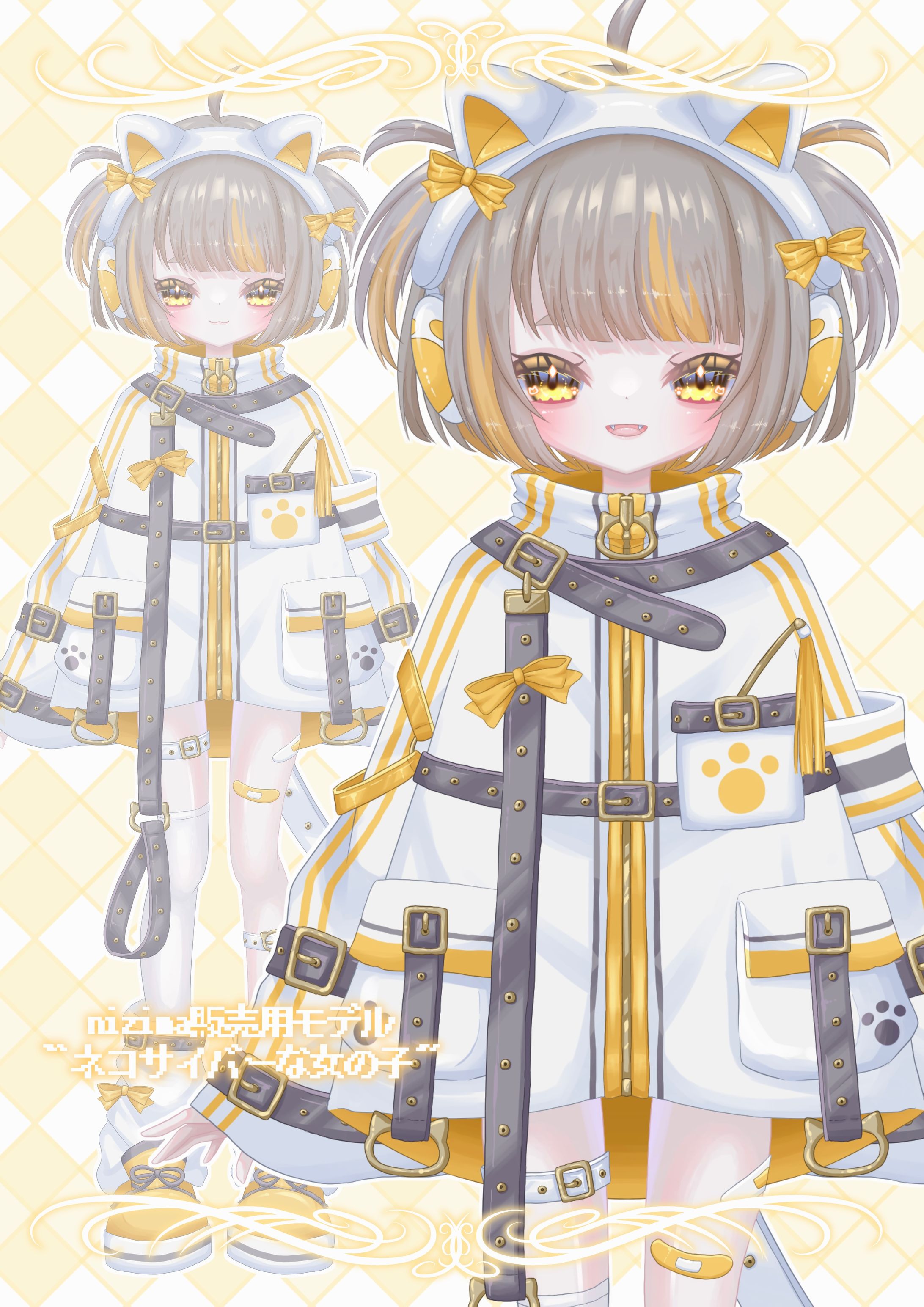 Vtuberへりまち様 キャラクターデザイン-1