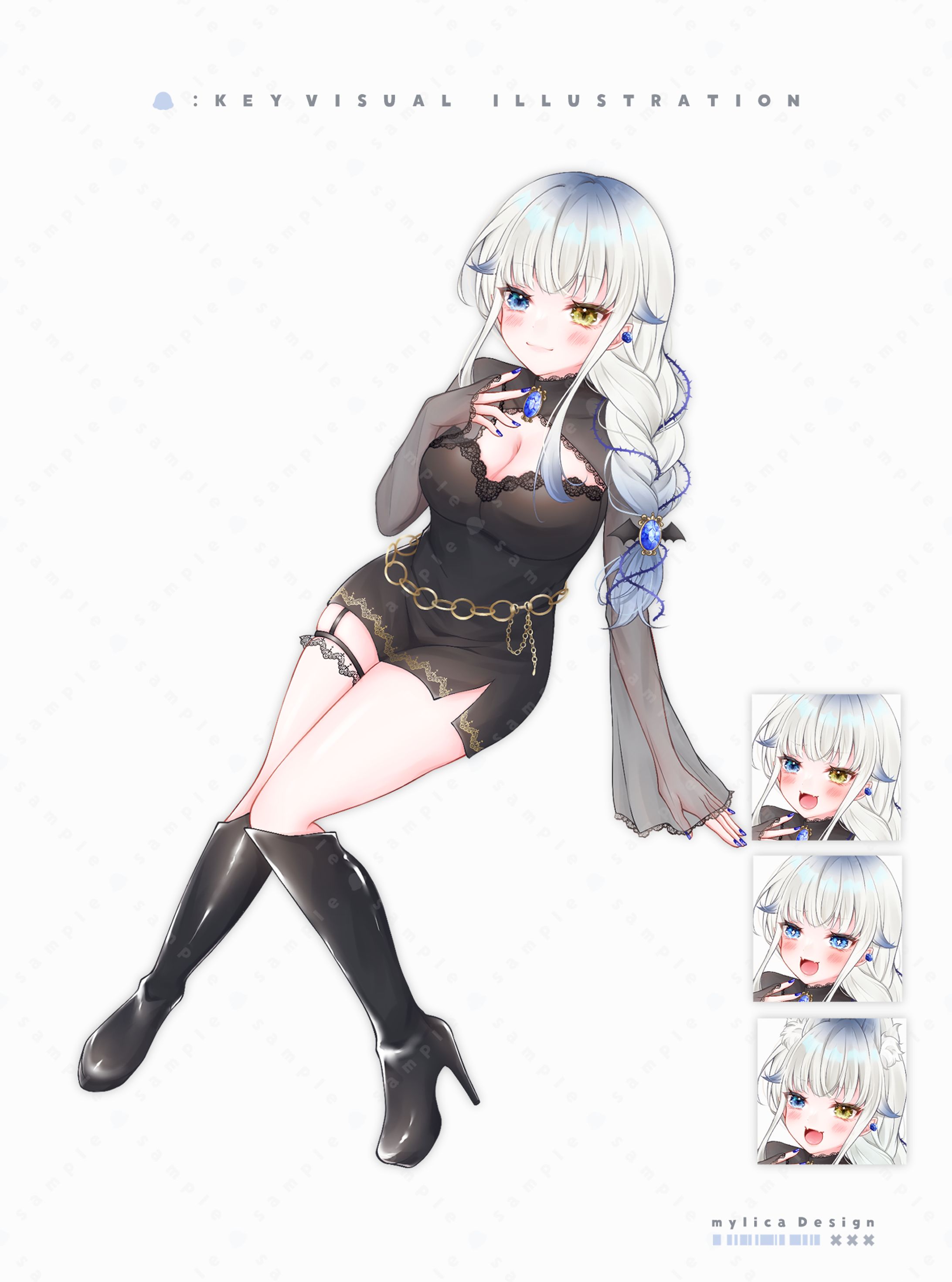 喰髑ヴァン 新衣装 / KEY VISUAL ILLUSTRATION-1