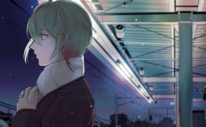 [お仕事]『初めての恋が終わる時 / supercell 』歌ってみたMVイラスト
