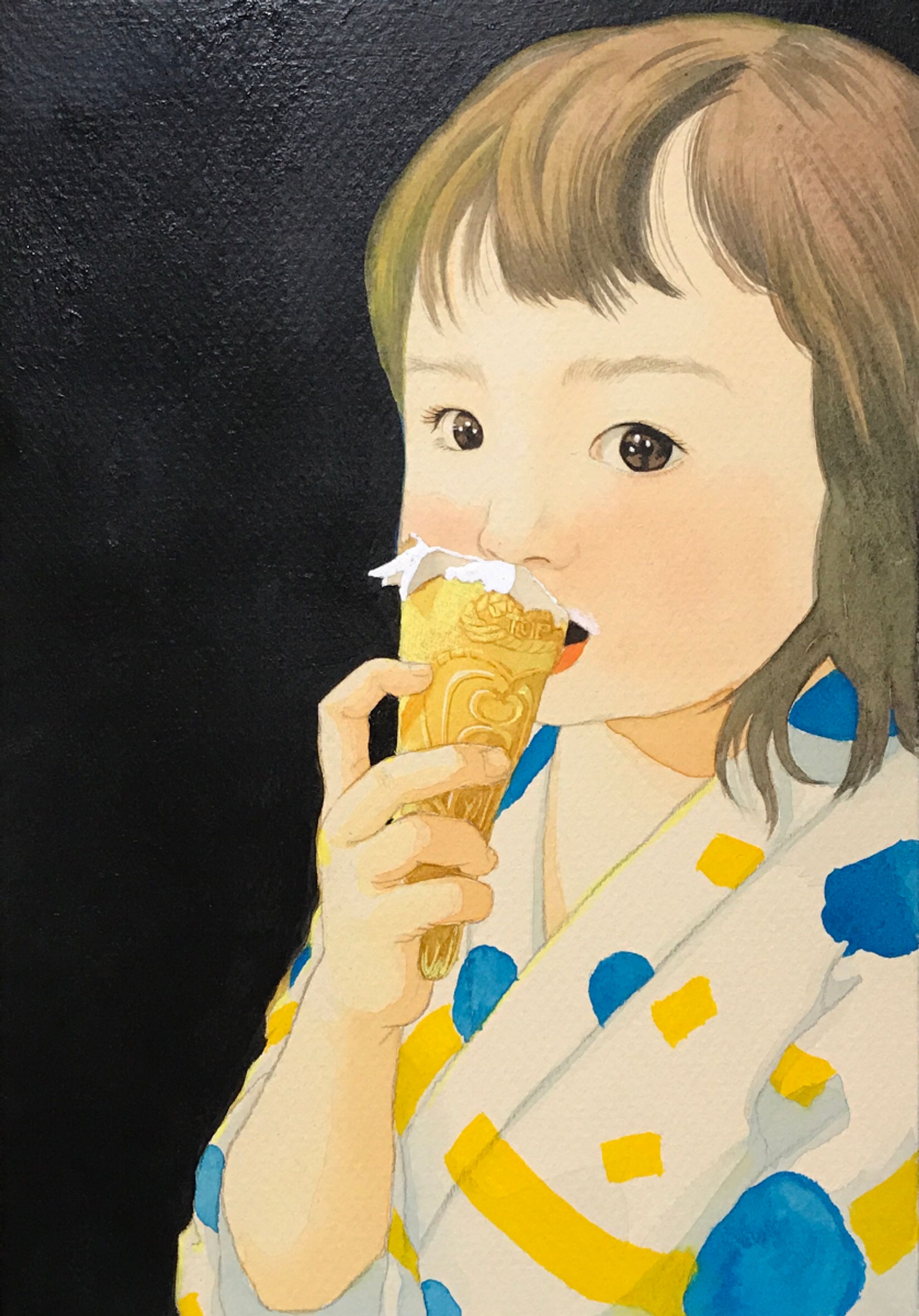 甘やかな記憶／絵画作品-1