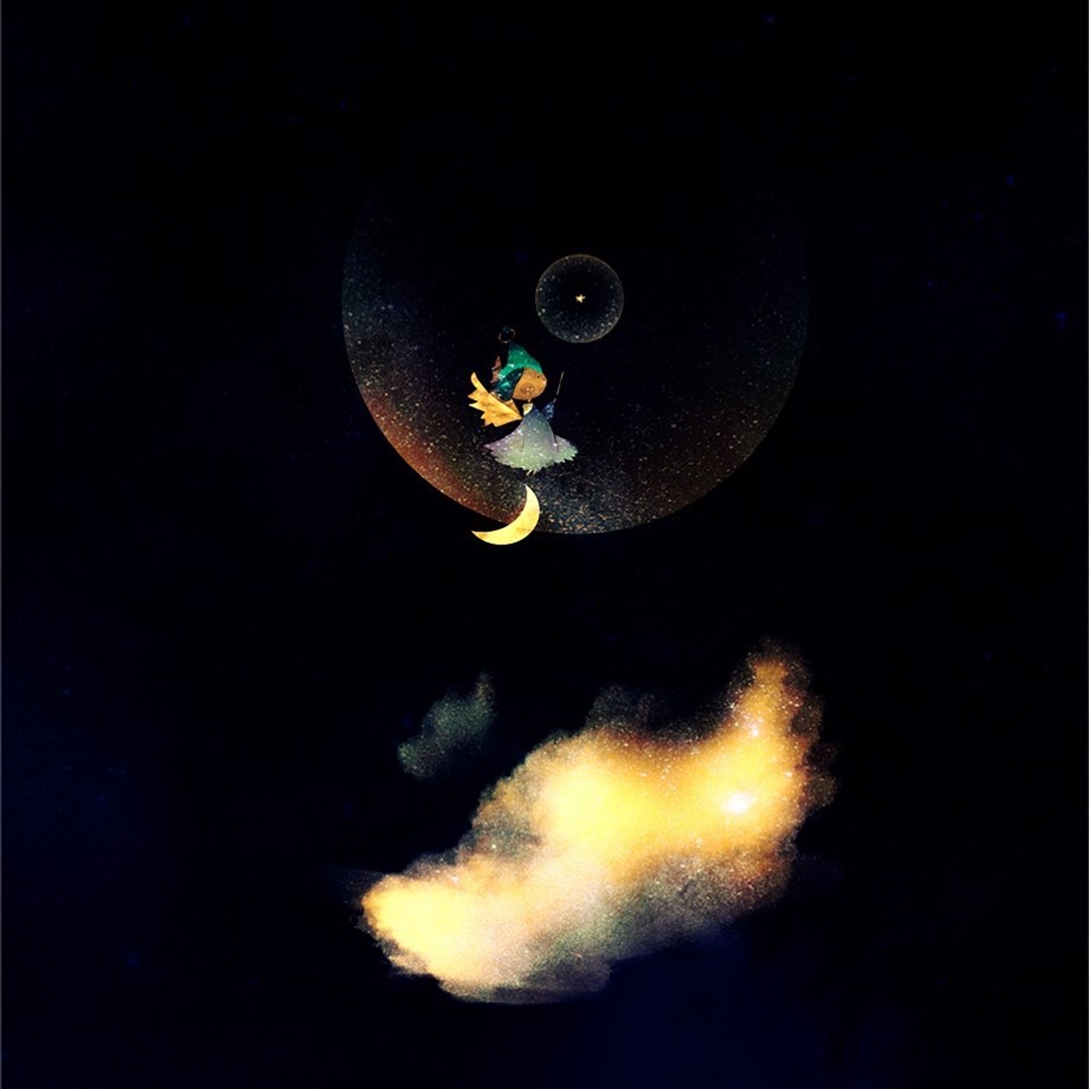 灯火

#artwork
#illustration 
#ともしび 
#lamplight 
#starlight 
#love
#hopeworld-1