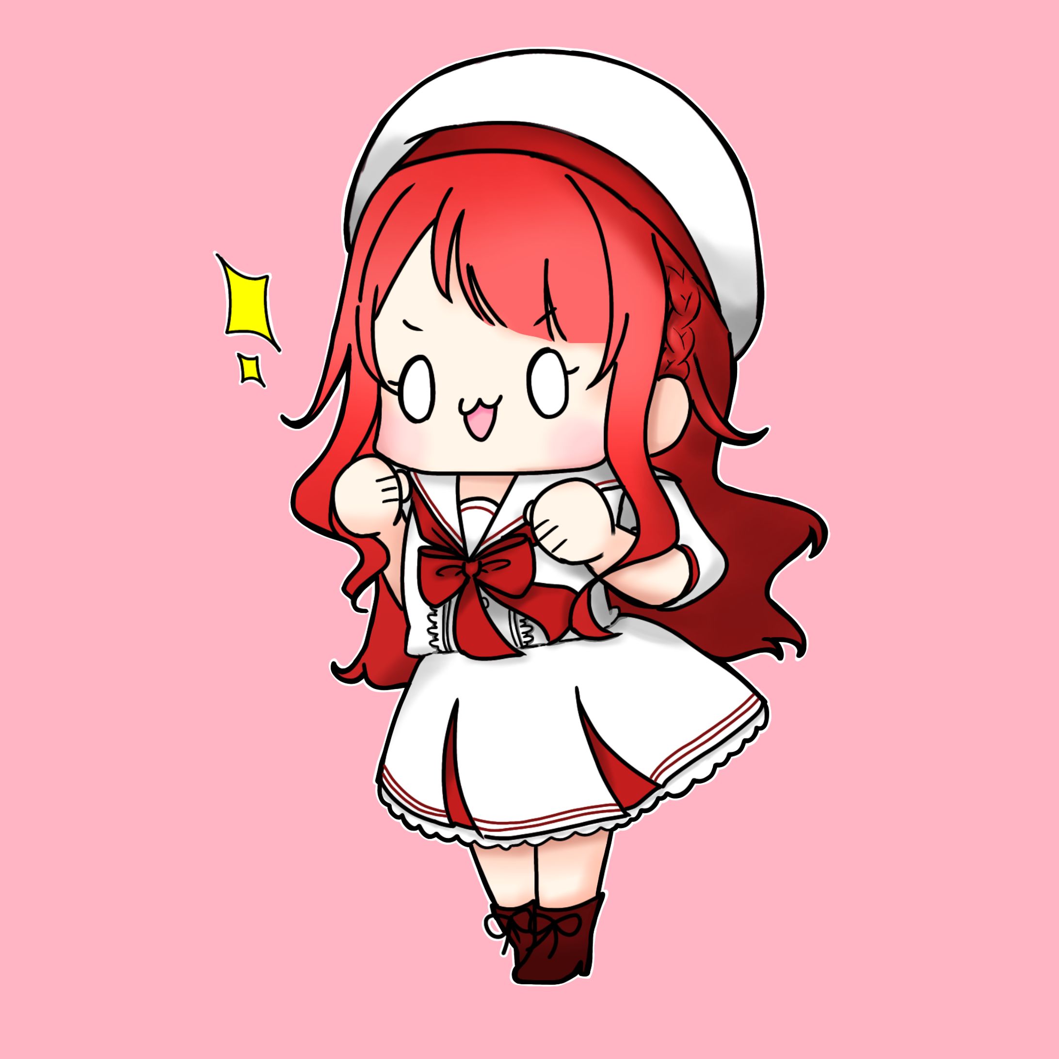 【ミニキャラ】椿べにまる様 ／ スーズ風べにまる-1