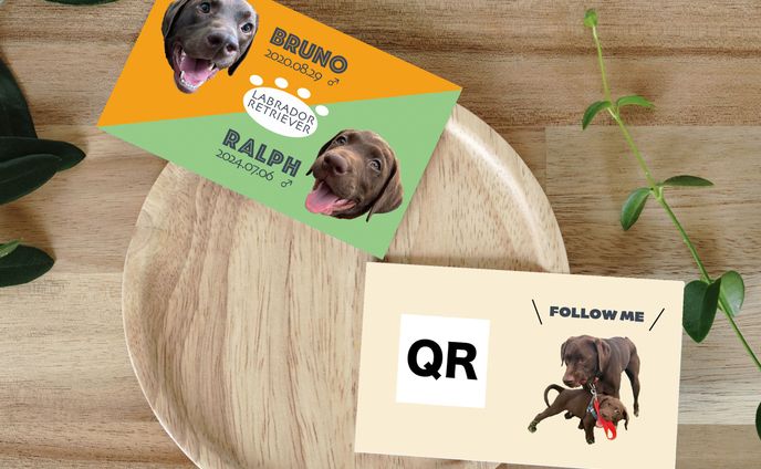 【実績】BRUNO&RALPH様 名刺