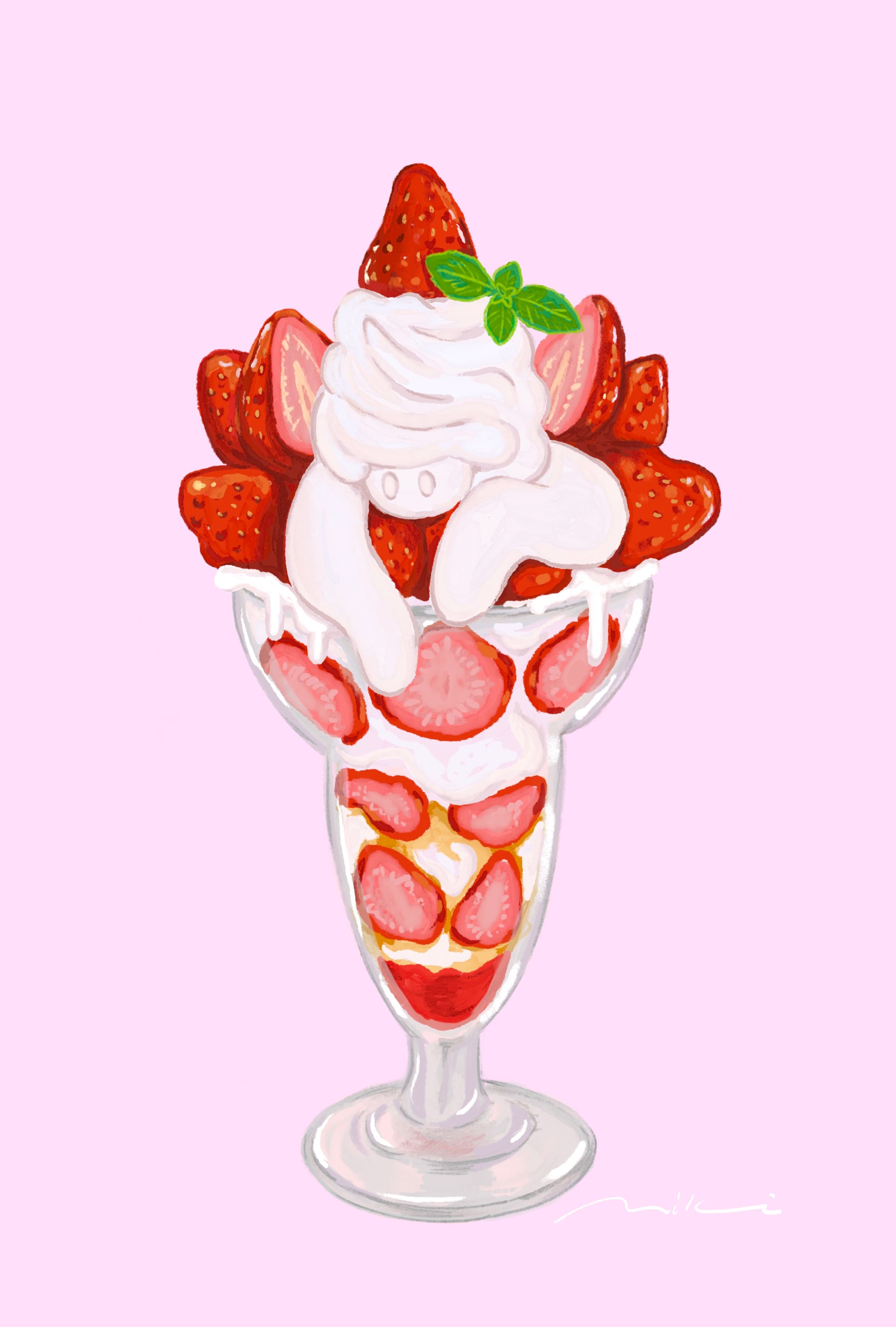 cream ghost（イチゴパフェ）-1