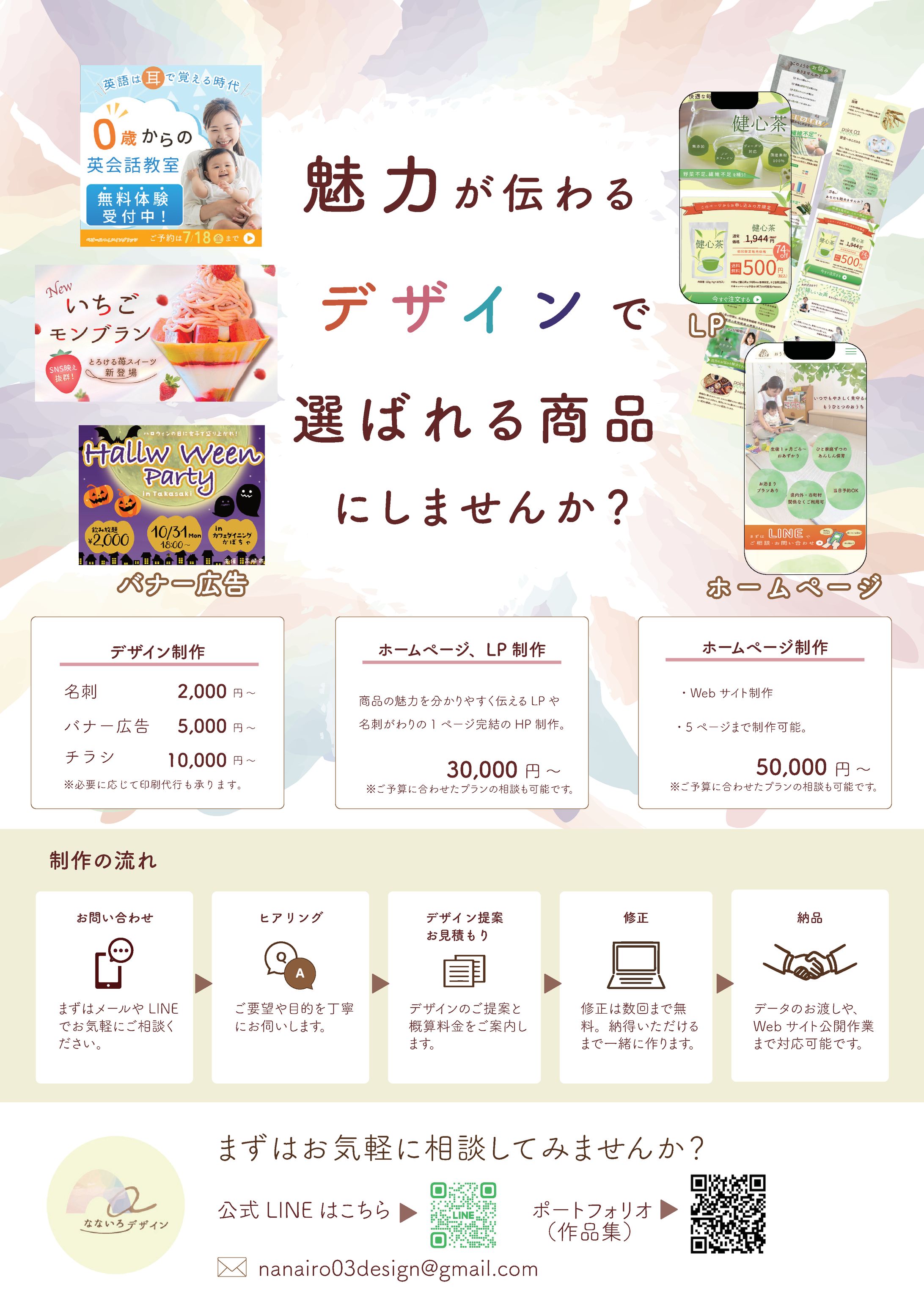 なないろデザインチラシ -1