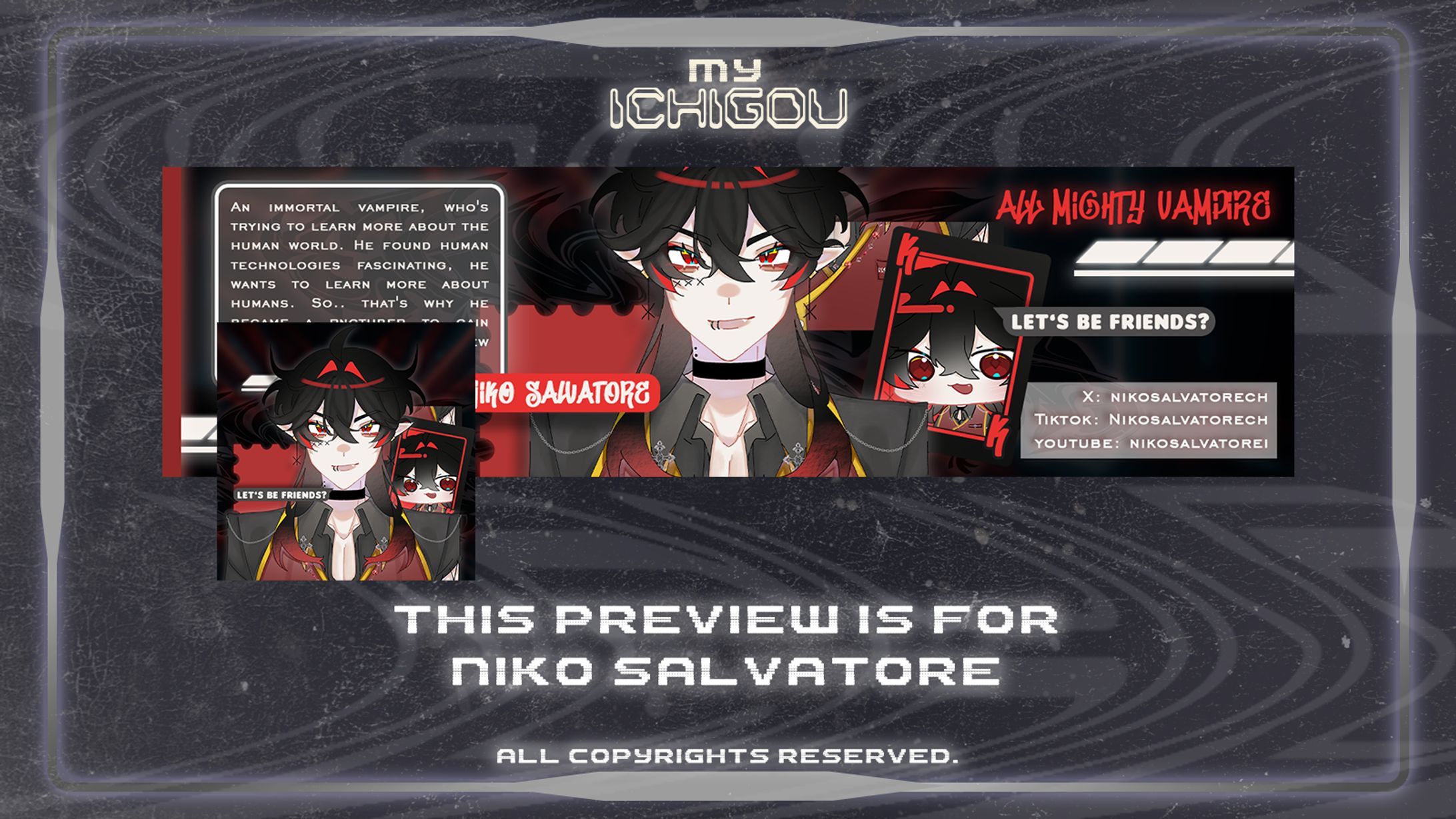 Custom Design - Youtube and Twitter Layout-1