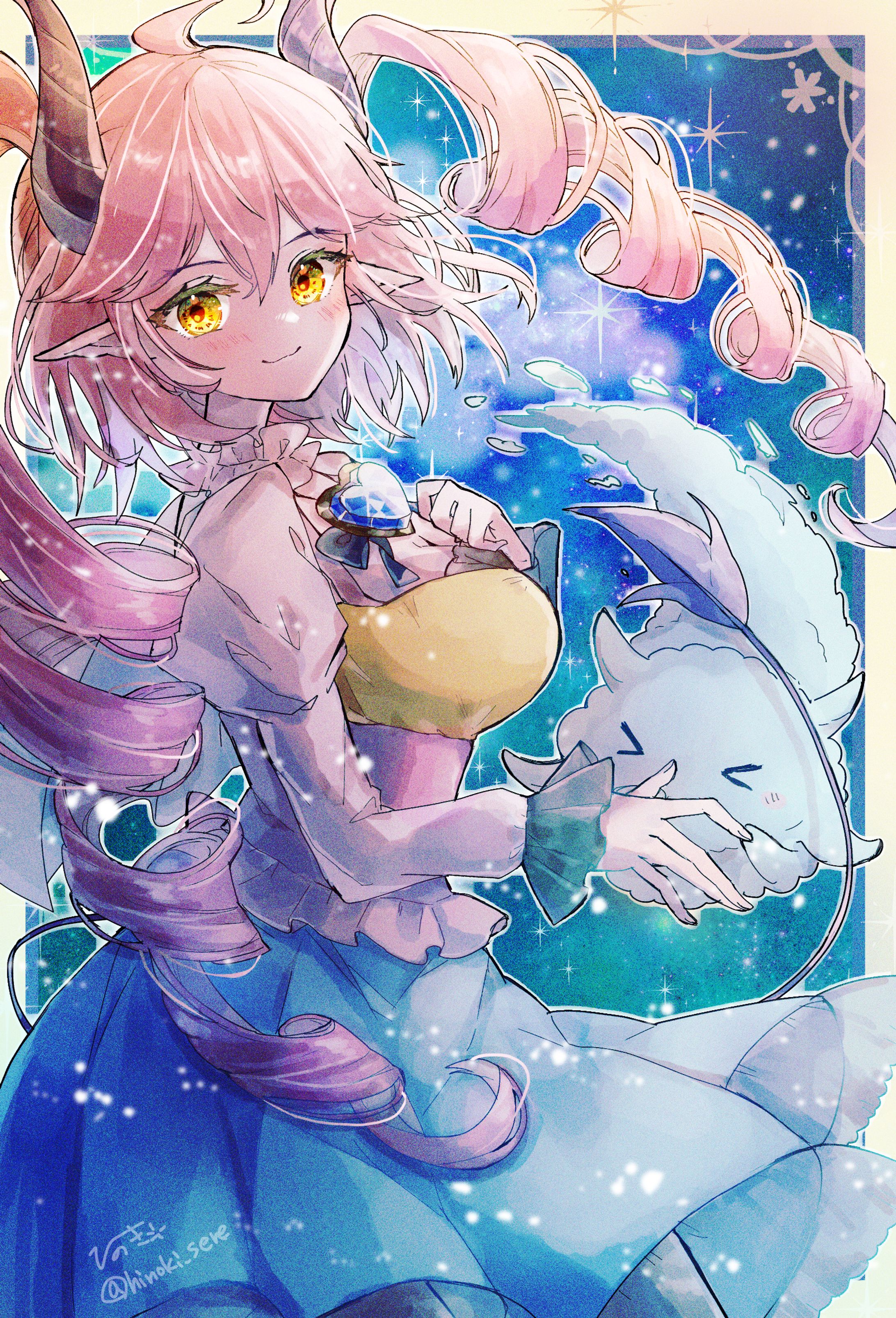 星の守護者と呼ばれる少女 Skeb-1