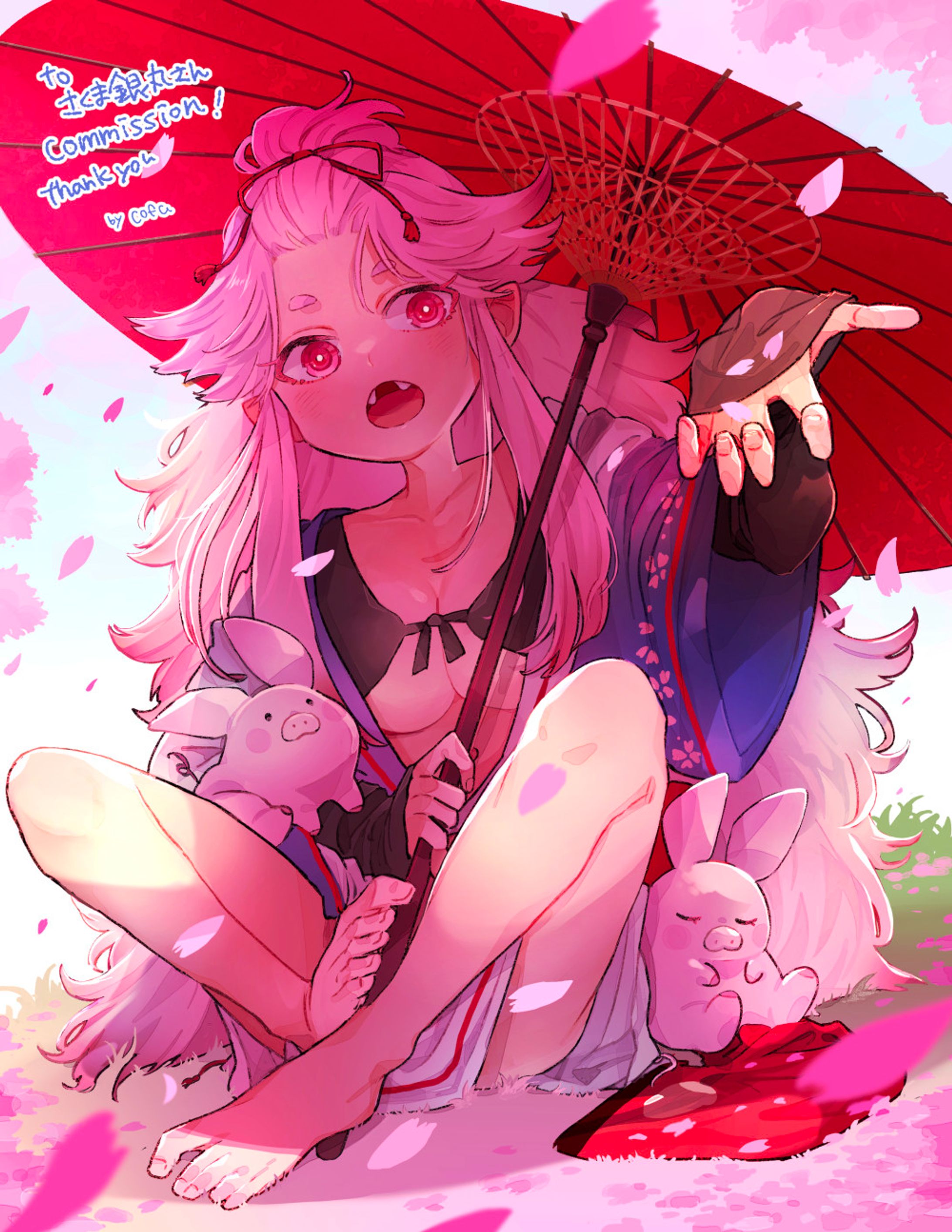 Skeb依頼絵「マイキャラのイラスト」-1
