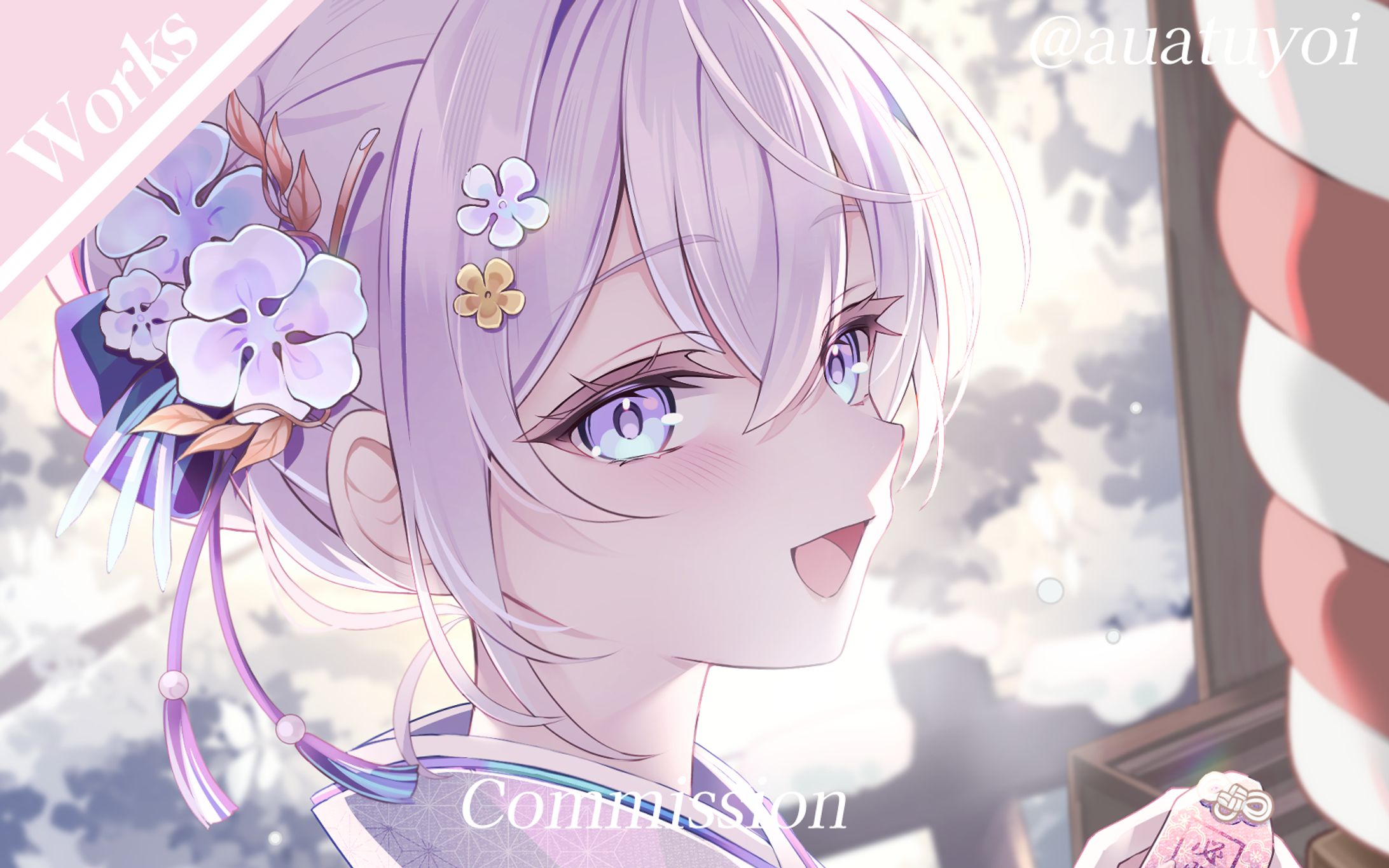 〖works〗re;BON所属 泉巫るはね様 お正月イラスト-1