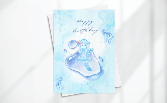 似顔絵|ポストカード