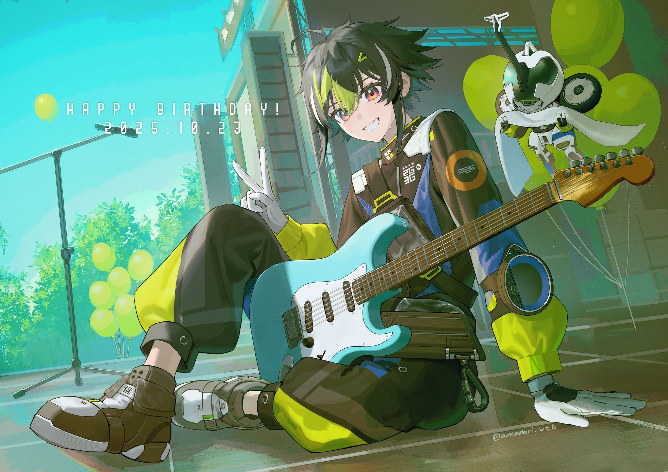 伊波ライさん誕生日記念応援広告イラスト②-1