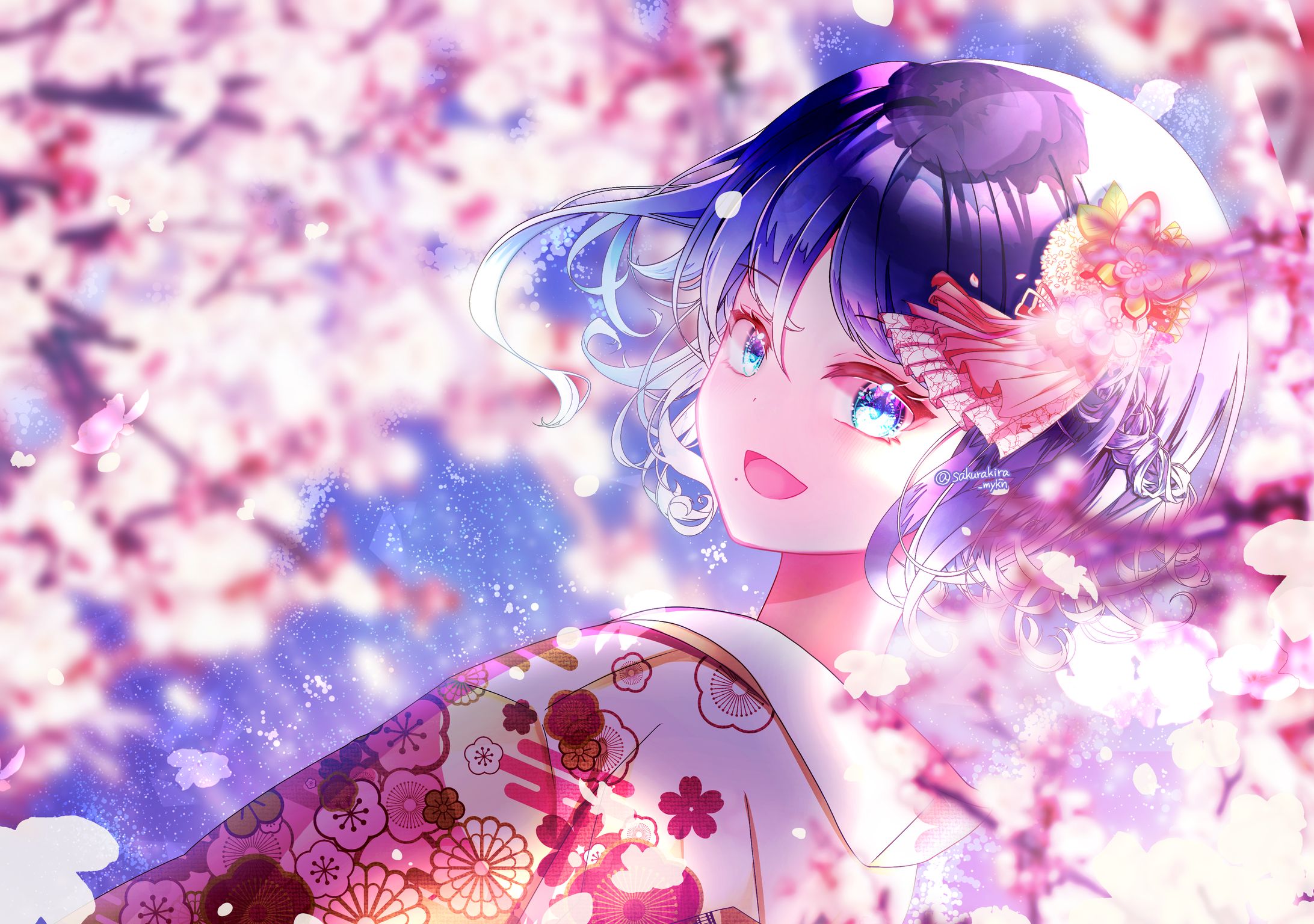 睦月紫乃 様 歌ってみたMVイラスト②-1