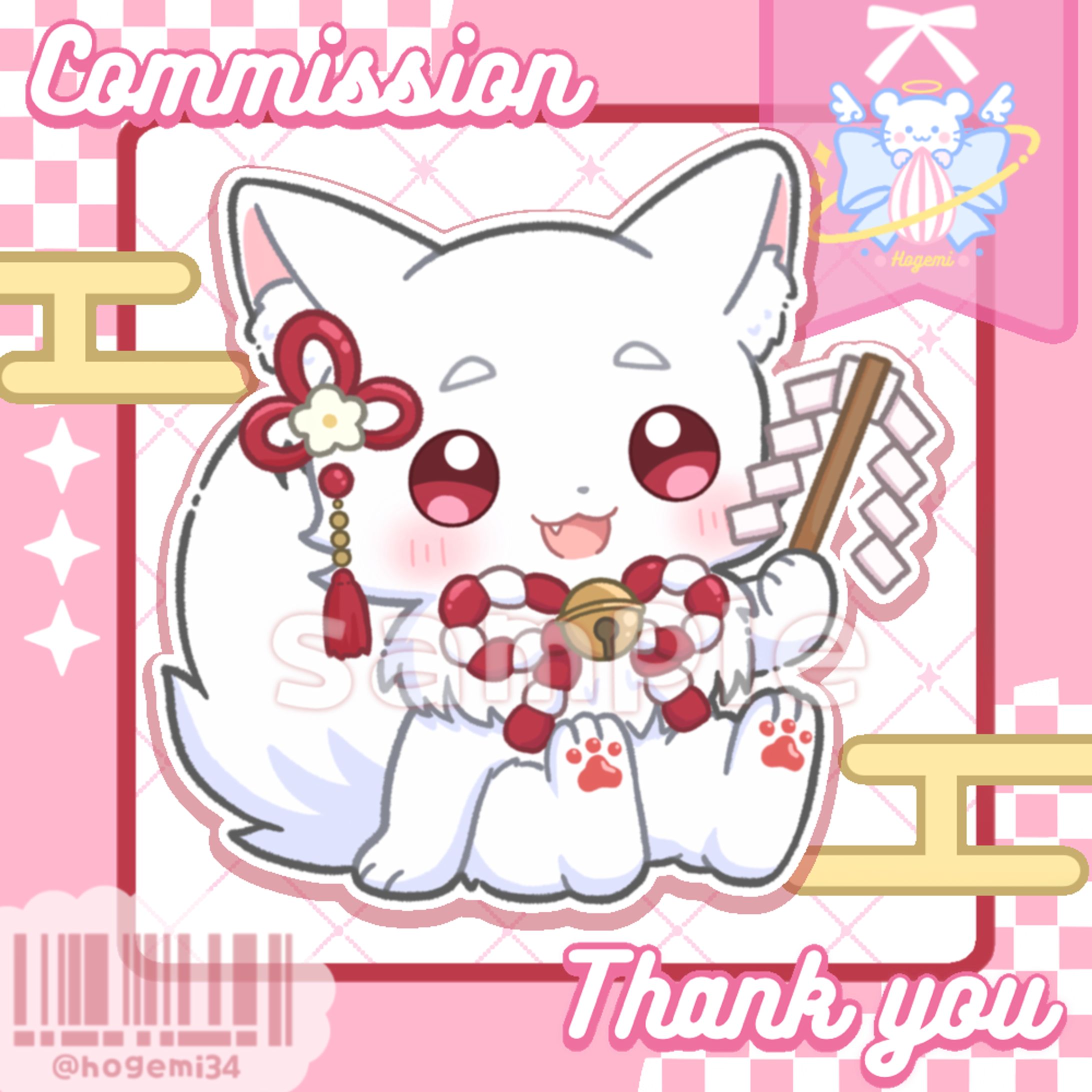 Tips所属 犬乃宮もふ様 動物化ミニキャラ-1