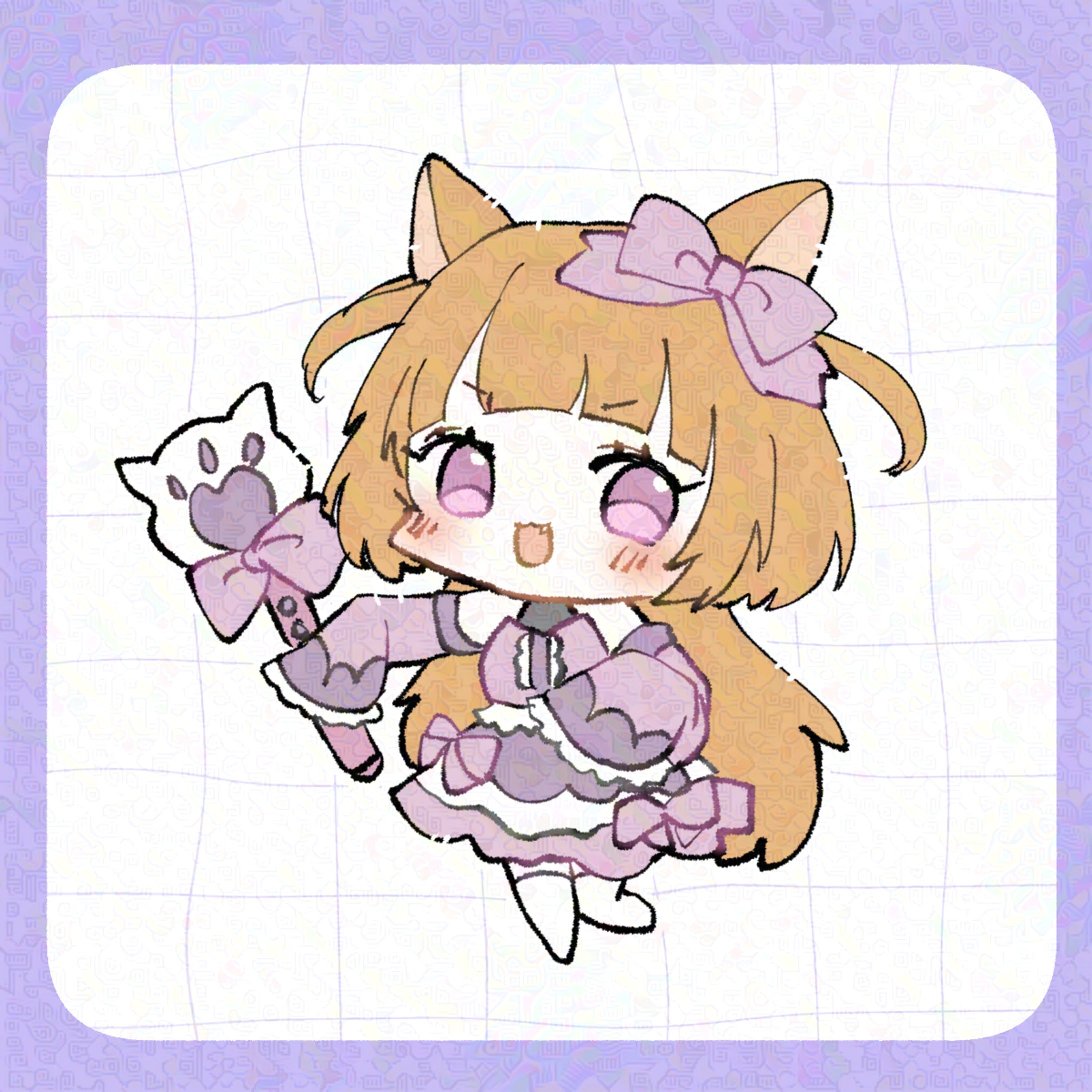 娘乃瀬様 ゆる絵1点-1