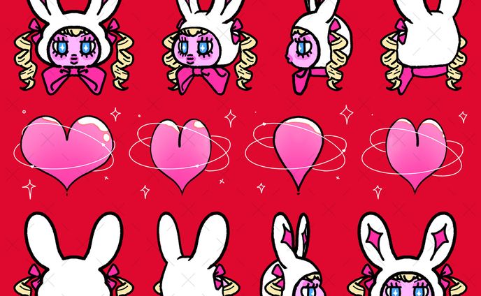 🎬 "Our bunny girl is here, sharing her love with you all! 🐰✨ Curious to meet her charming crew?"

Thank you for your follow! Your support means everything. Starting now, adding watermarks to my art to prevent unauthorized use. 🙏

#Sharing, liking, and following are greatly appreciated!

#illustration #kawaiiaesthetic #art #drawing #artist #digitalart #artwork #sketch #illustrator #design #draw  #painting #instaart #graphicdesign #artoftheday #digitalillustration #fanart #procreate #illustrationartists #creative #digitaldrawing #procreate #characterdesign #animationart #animation #motiongraphics  #stopmotion #conceptart #animatedart  #supportartist