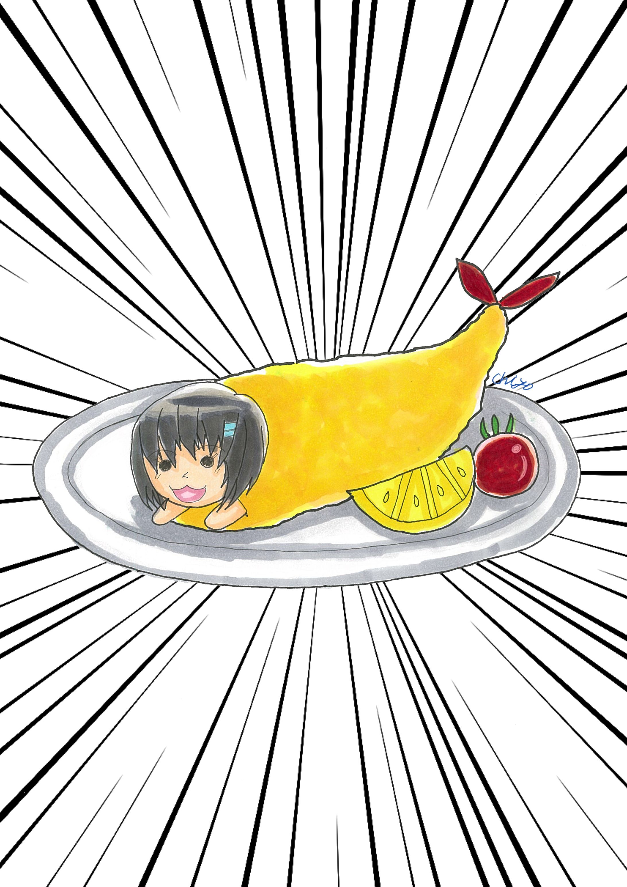 ゆるキャラ(?!)さーやちゃんえびふりゃい-1