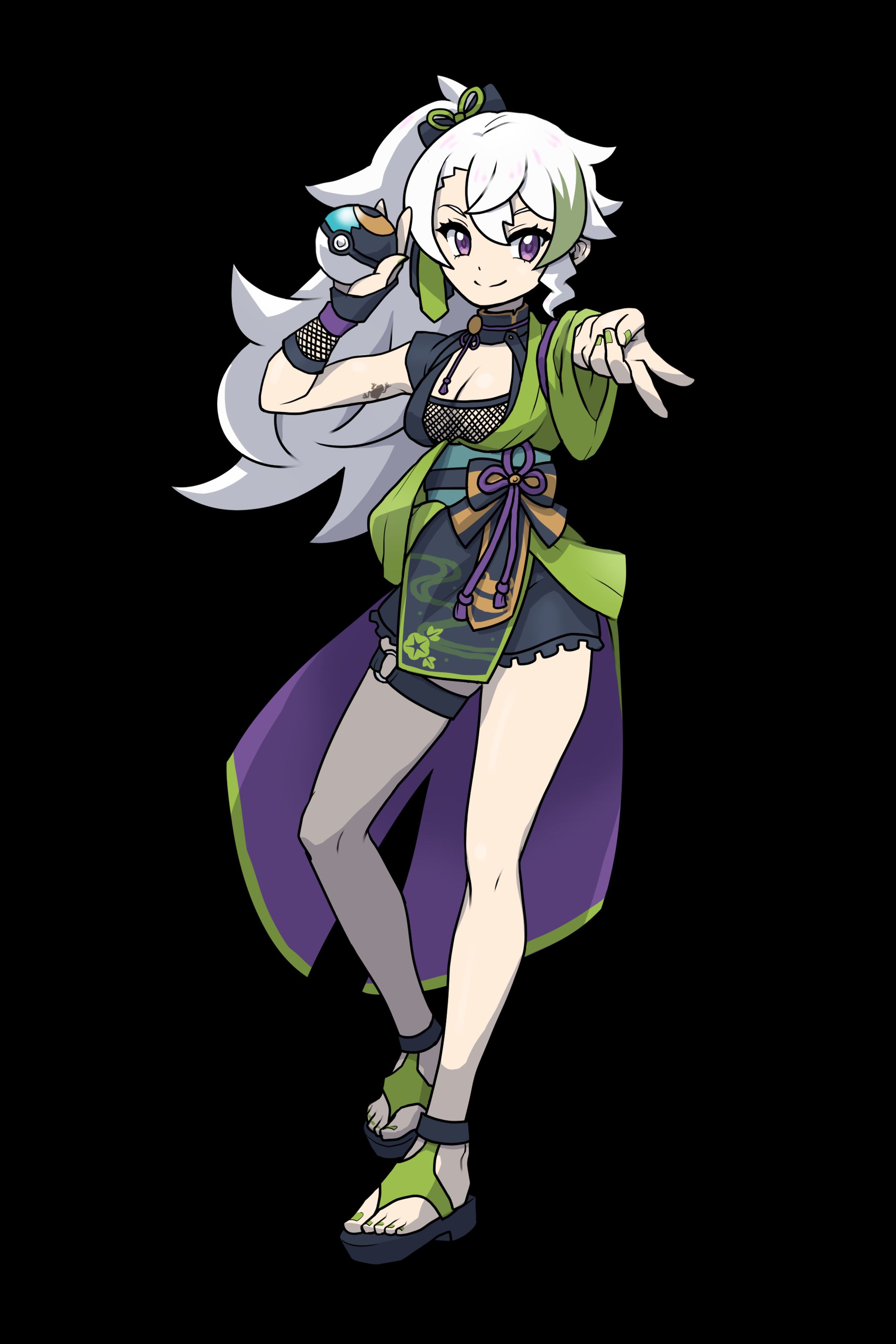 ポケモン風立ち絵｜緑紋キアロ様
