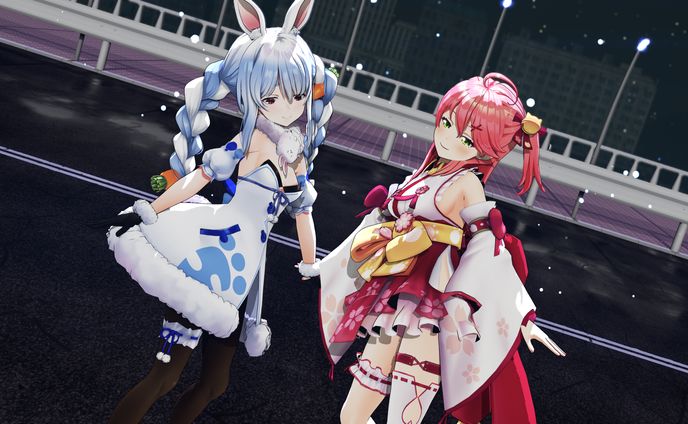 ぺこら,みこ　サンプル