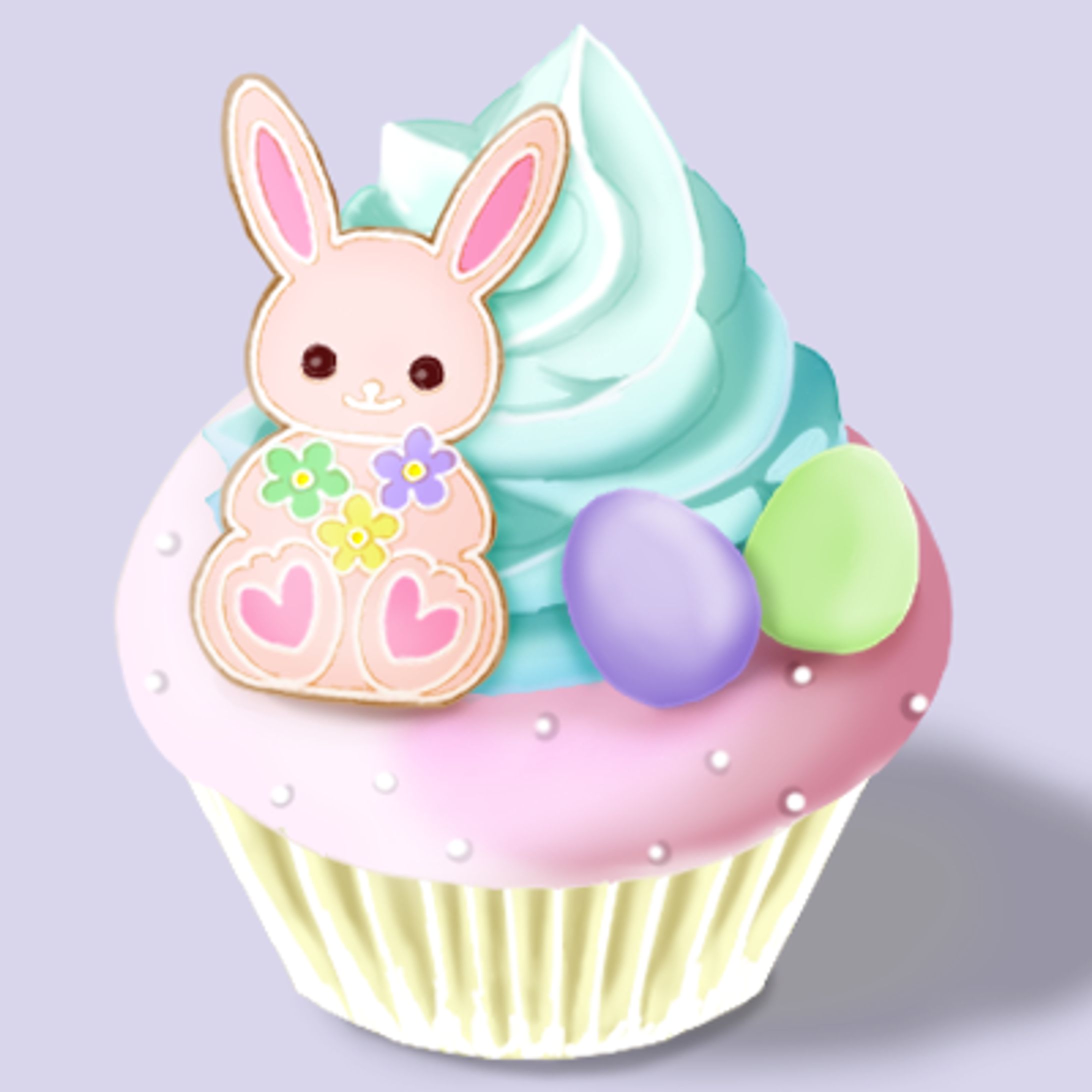 パステルカラーカップケーキ-1