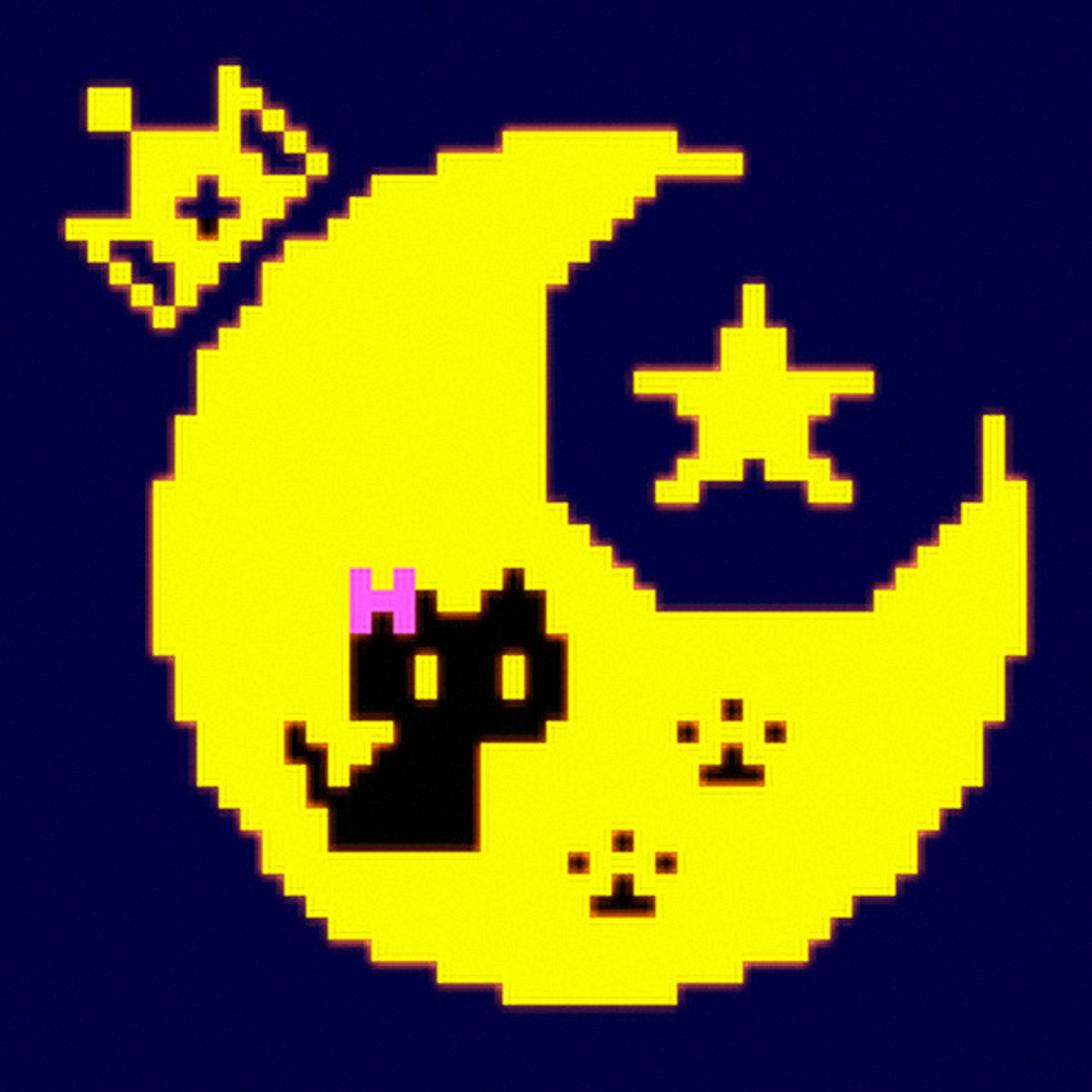 猫のドット絵-1