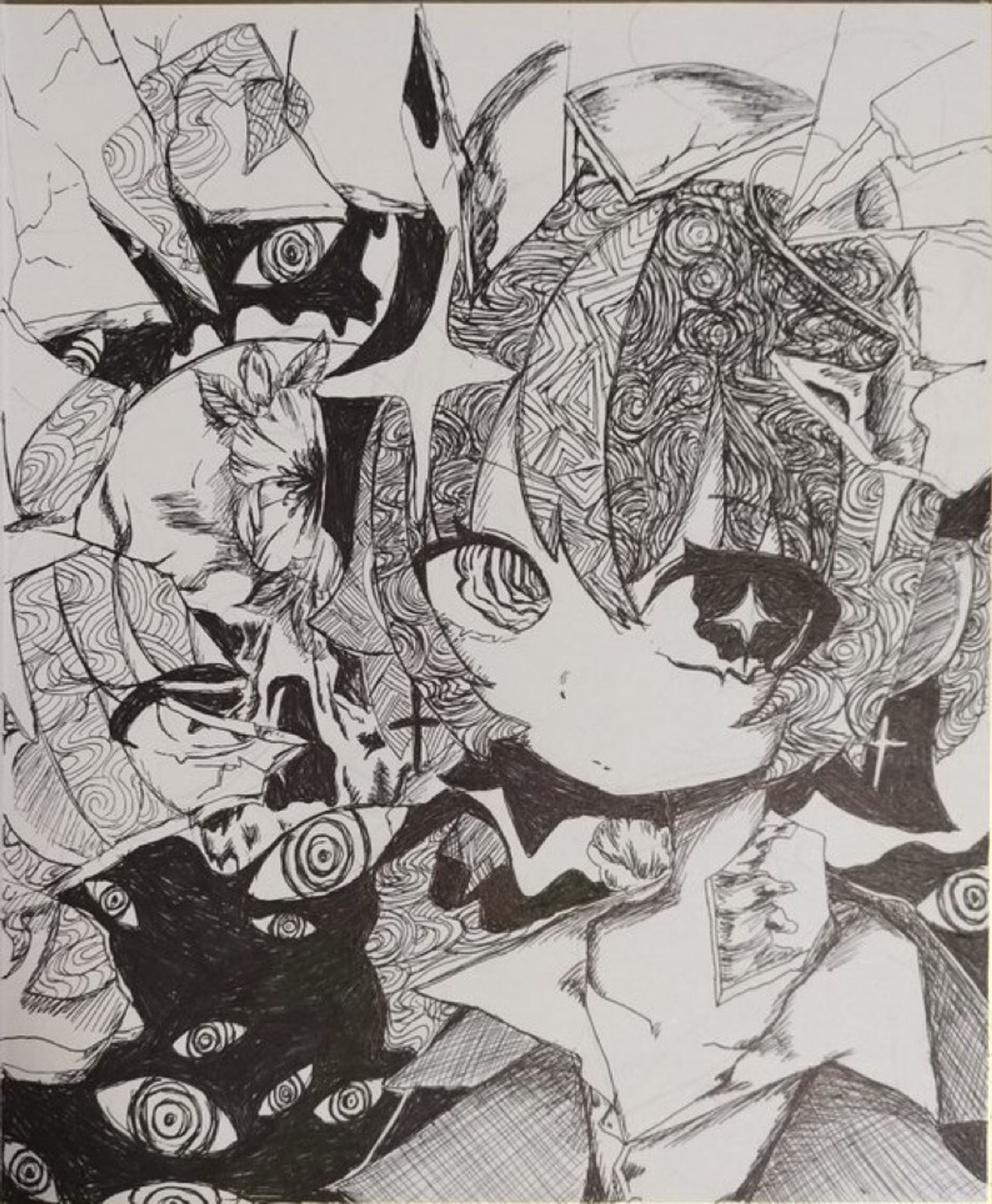 ペン画依頼-1