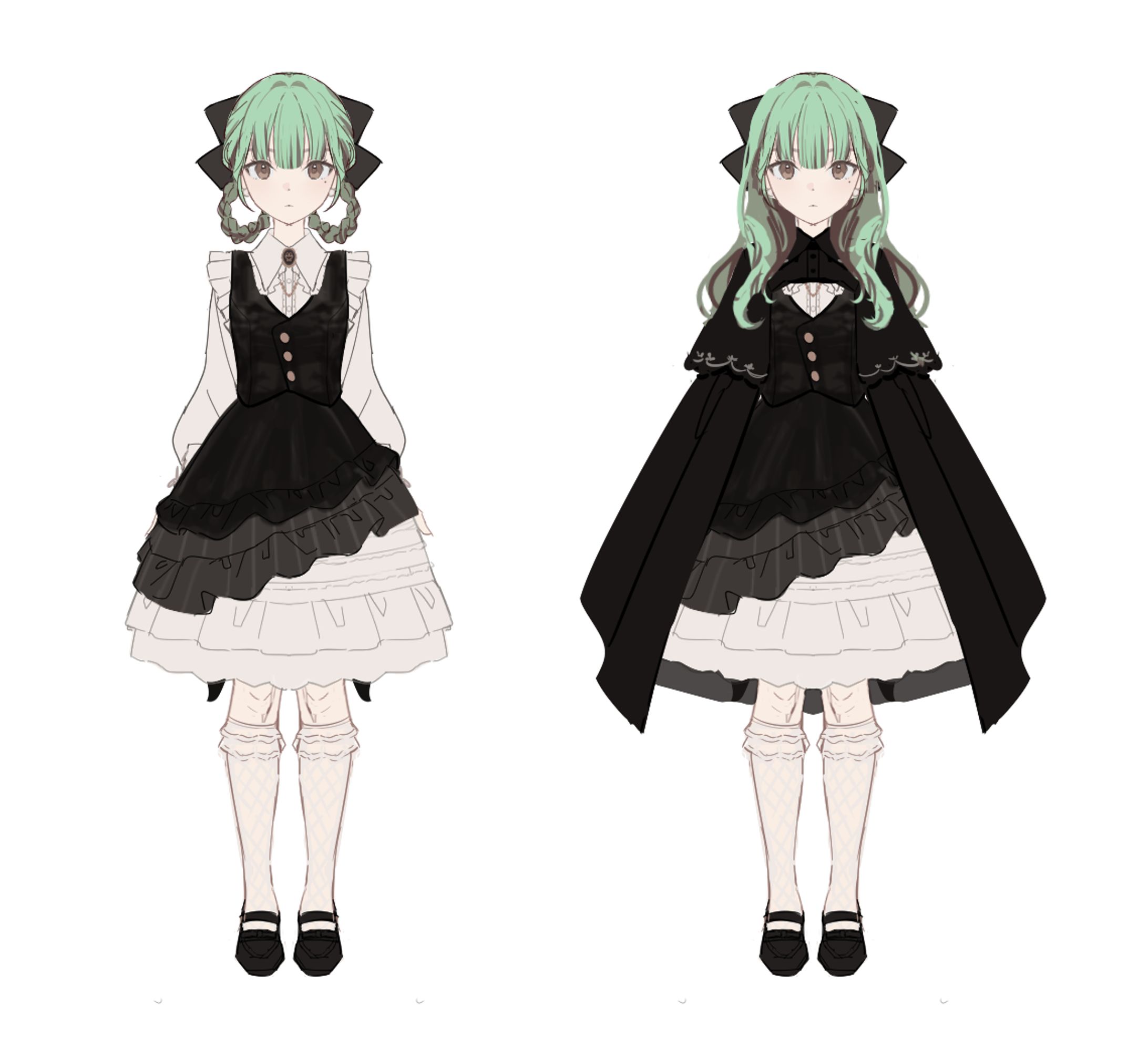 チョコミント_創作キャラクターデザイン-1