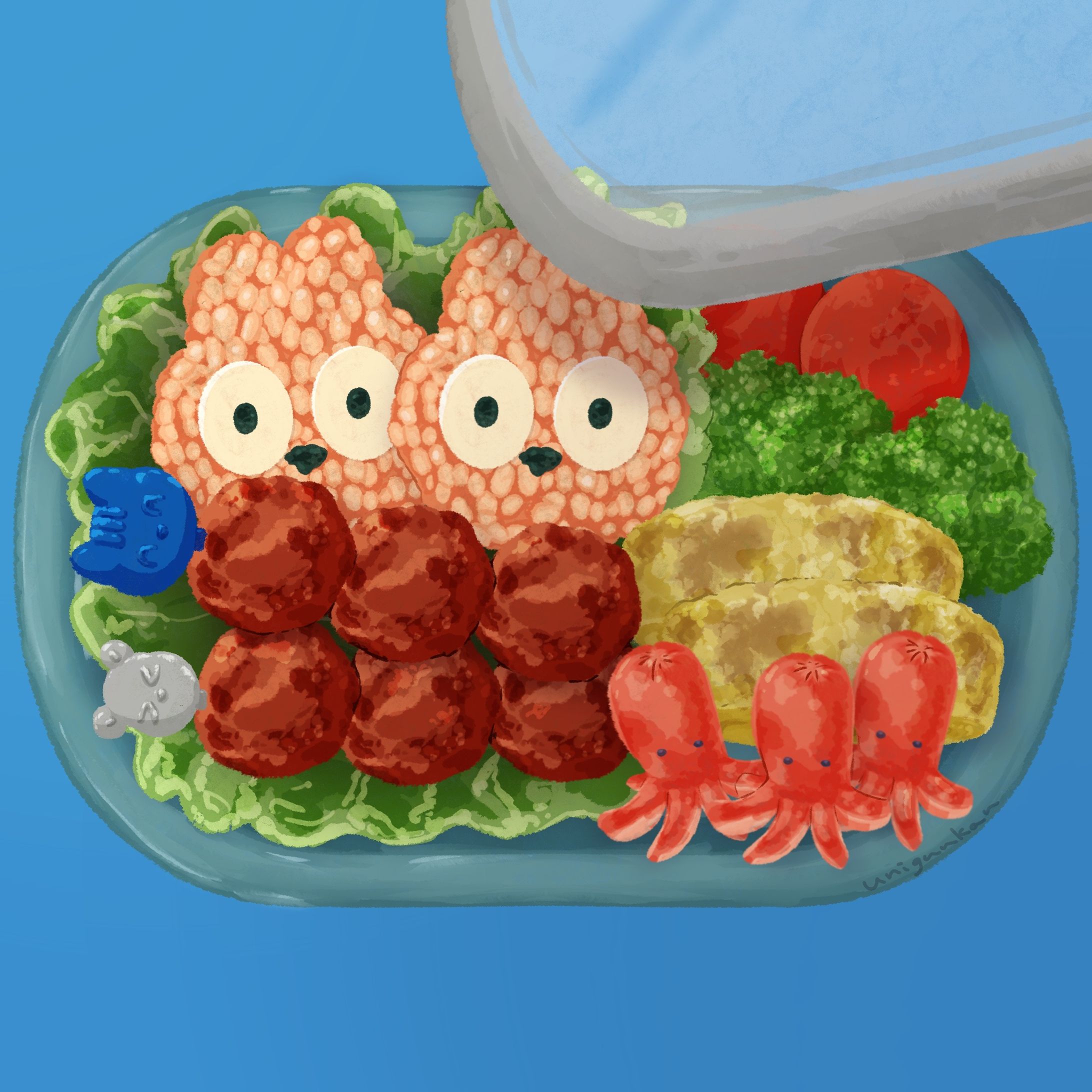 キャラクター弁当-1