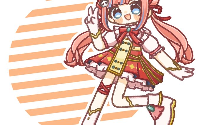 【佐藤らむねさん】デフォルメイラスト【配信者さん】