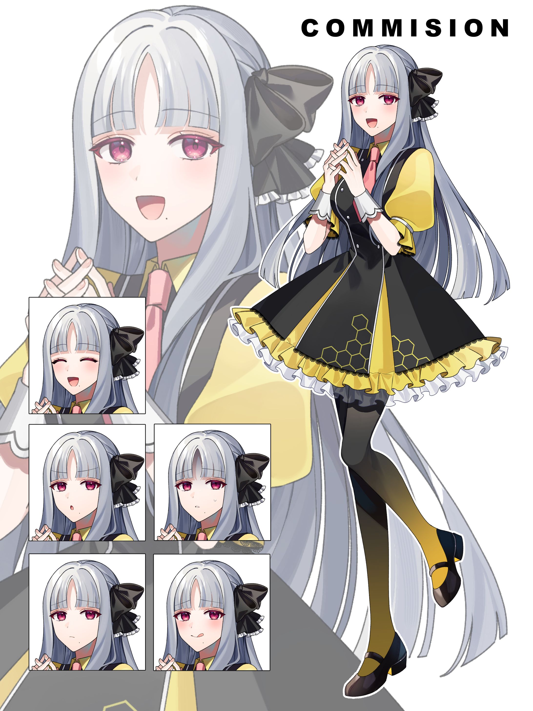 【コミッション】立ち絵＋表情差分-1