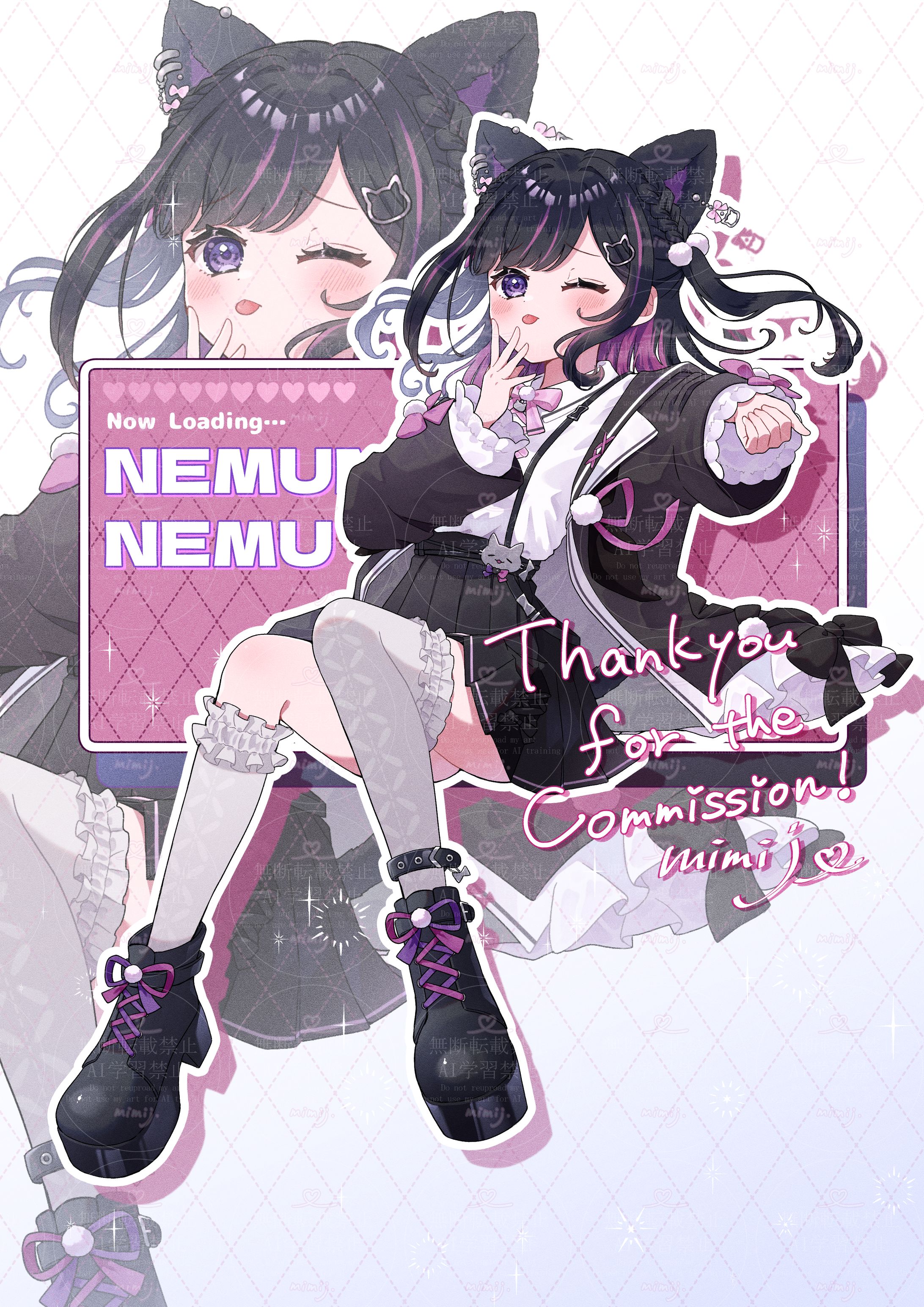Vtuber様 サムネイル・グッズイラスト制作-1