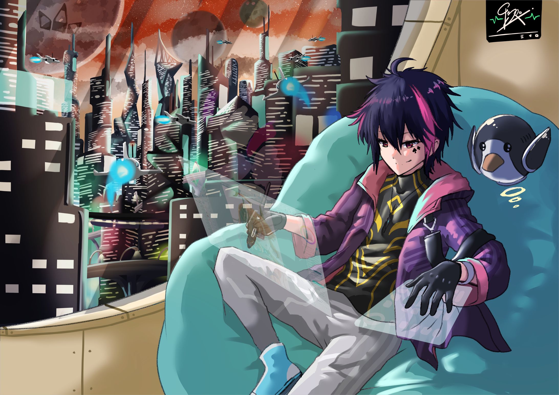Chilling in another planet-1