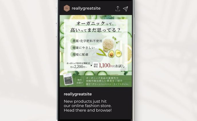 【バナー】オーガニック食材配送