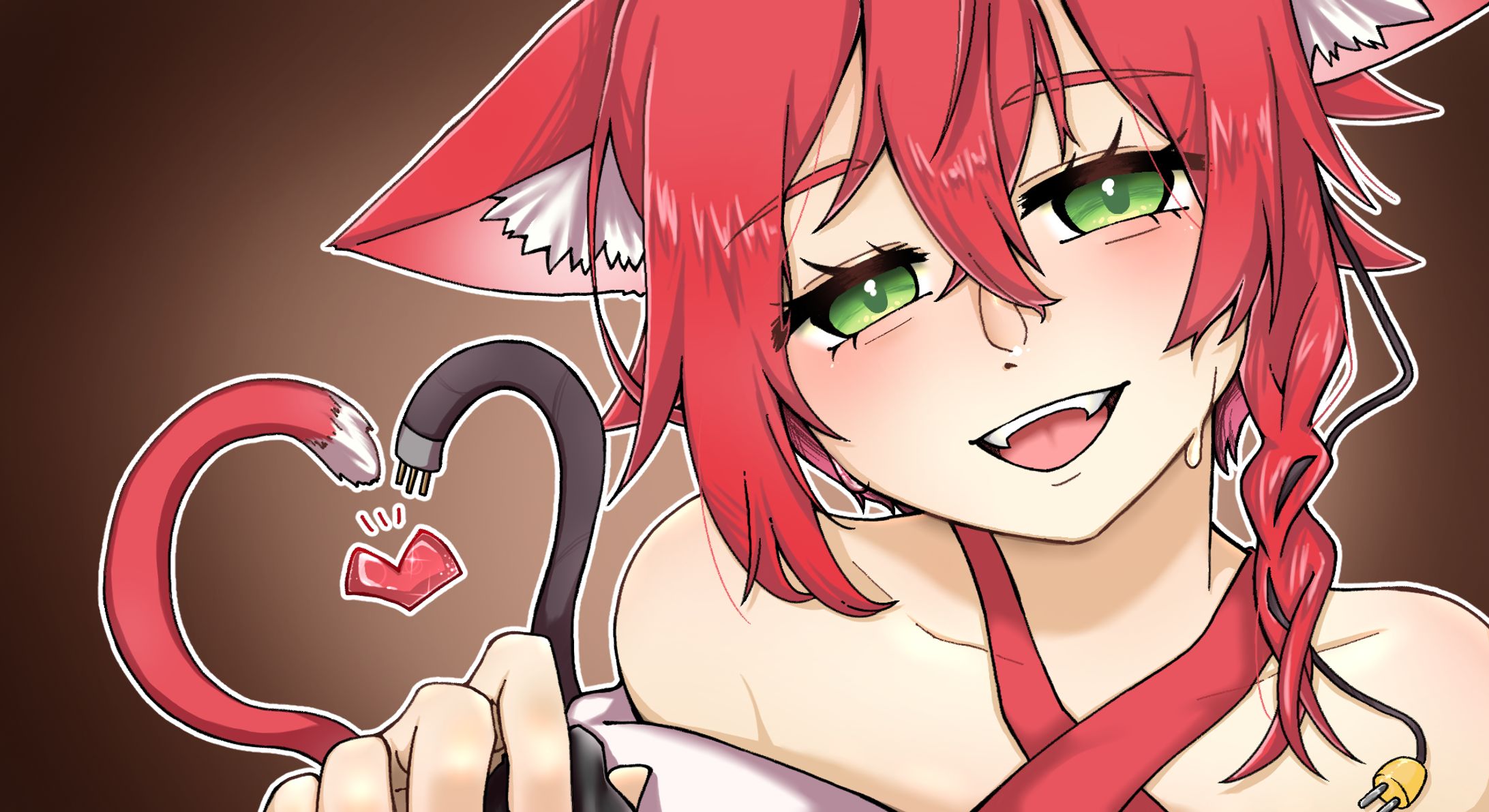 猫又あかりイラスト１-1