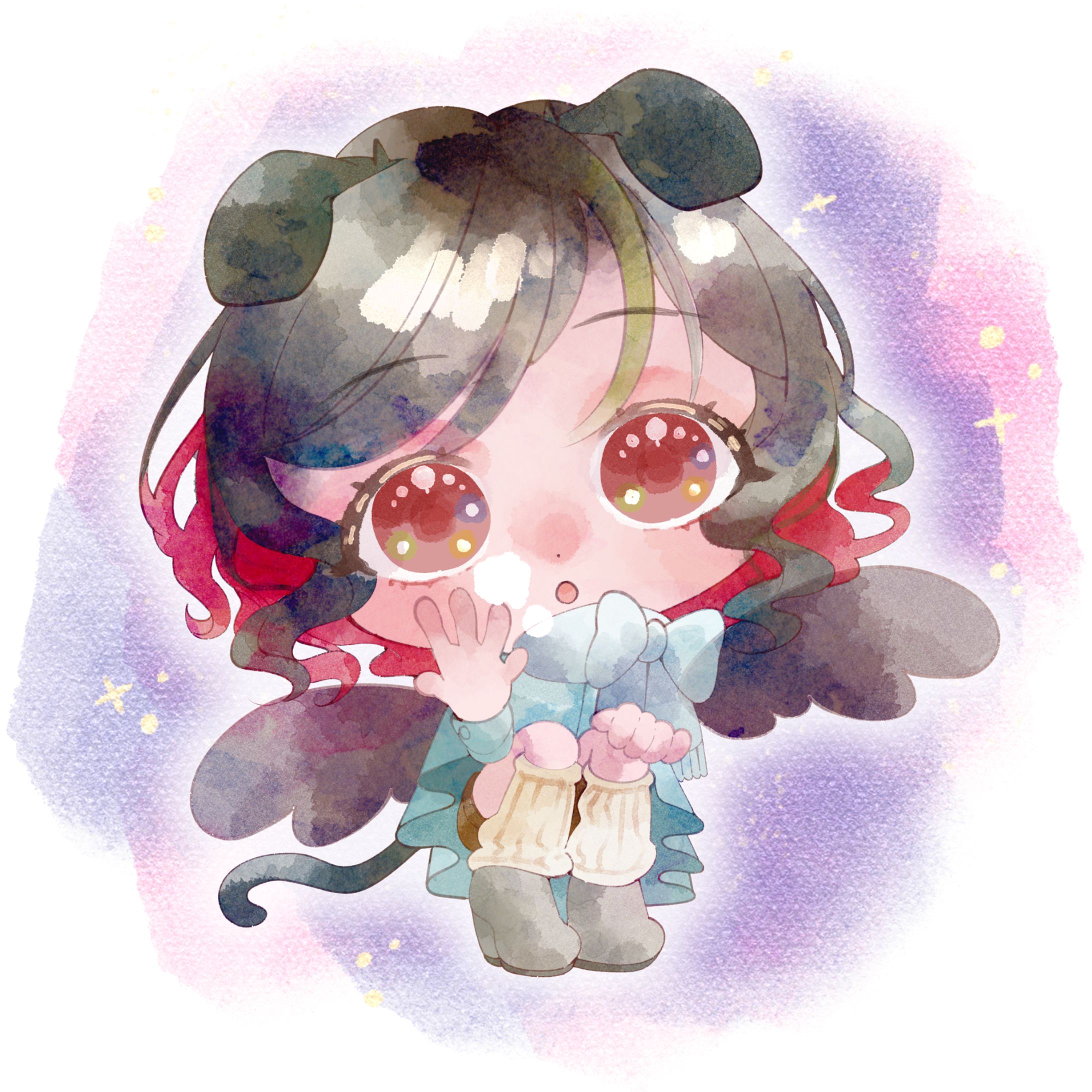 小烏ねっこ様 水彩風SD-1