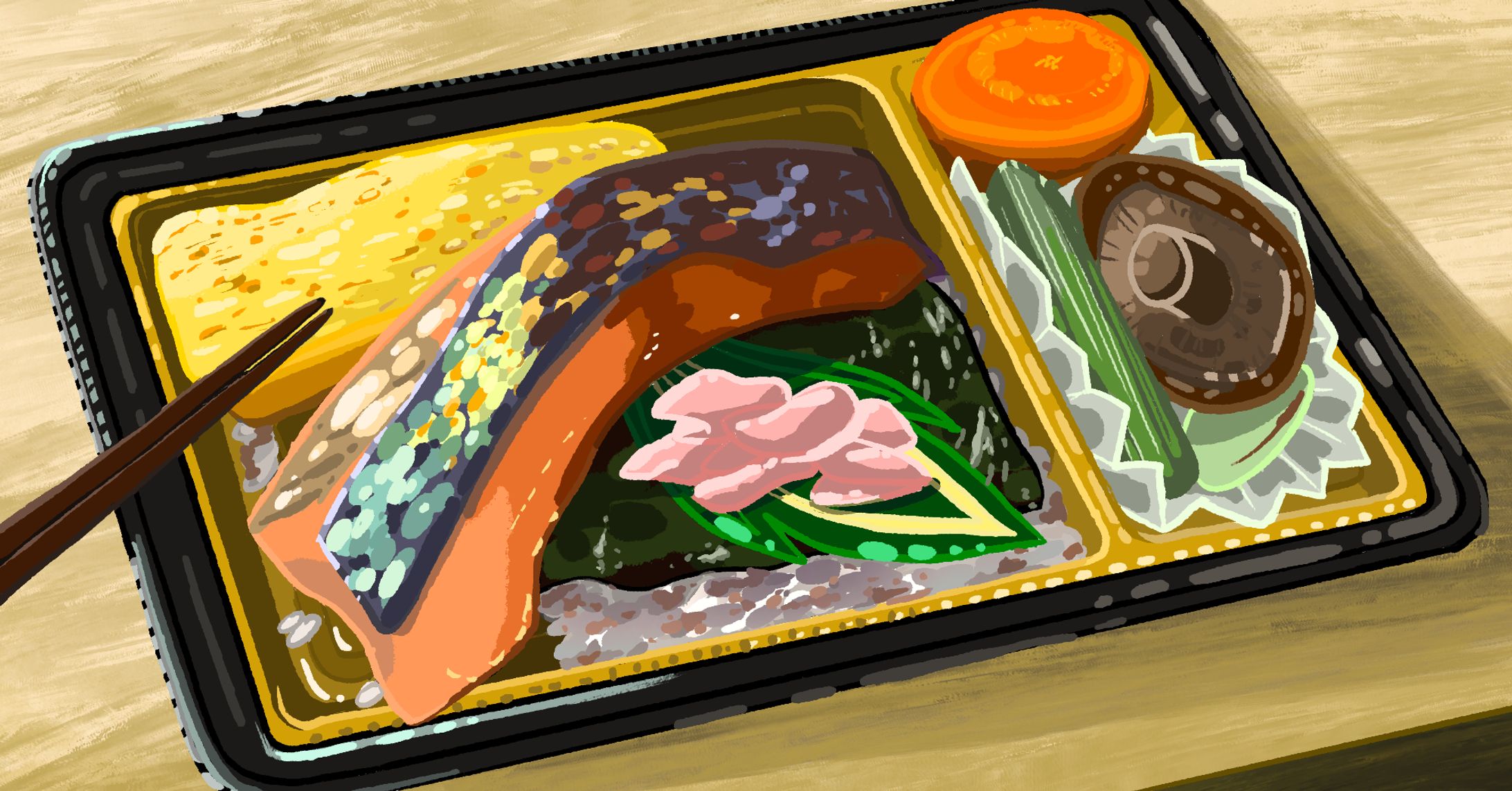 とあるスーパーの西京焼き弁当-1