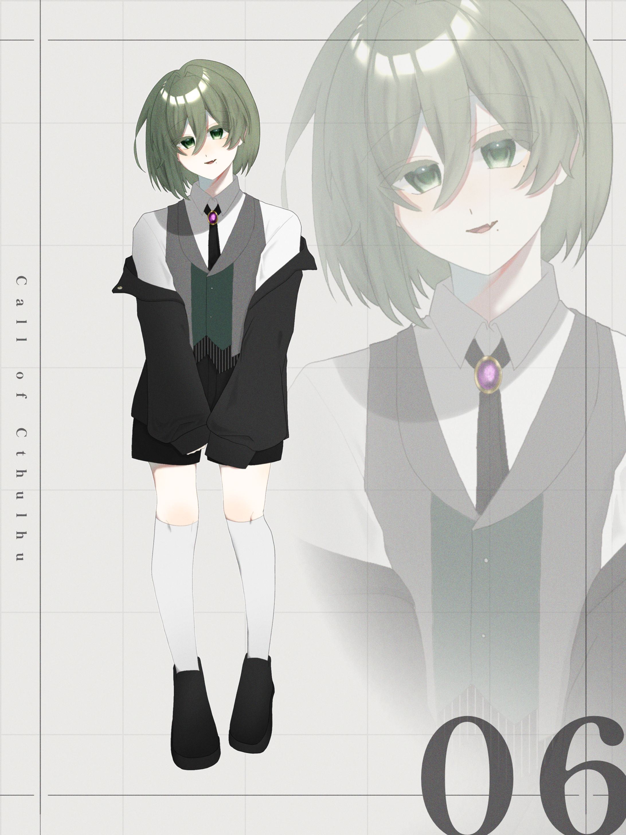 【立ち絵】中性的な少年-1