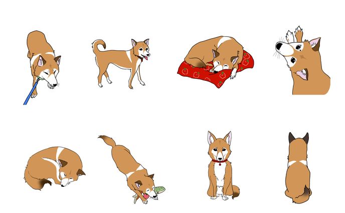 [キャラクターデザイン]LINEスタンプ/[Character Design]LINE Stickers