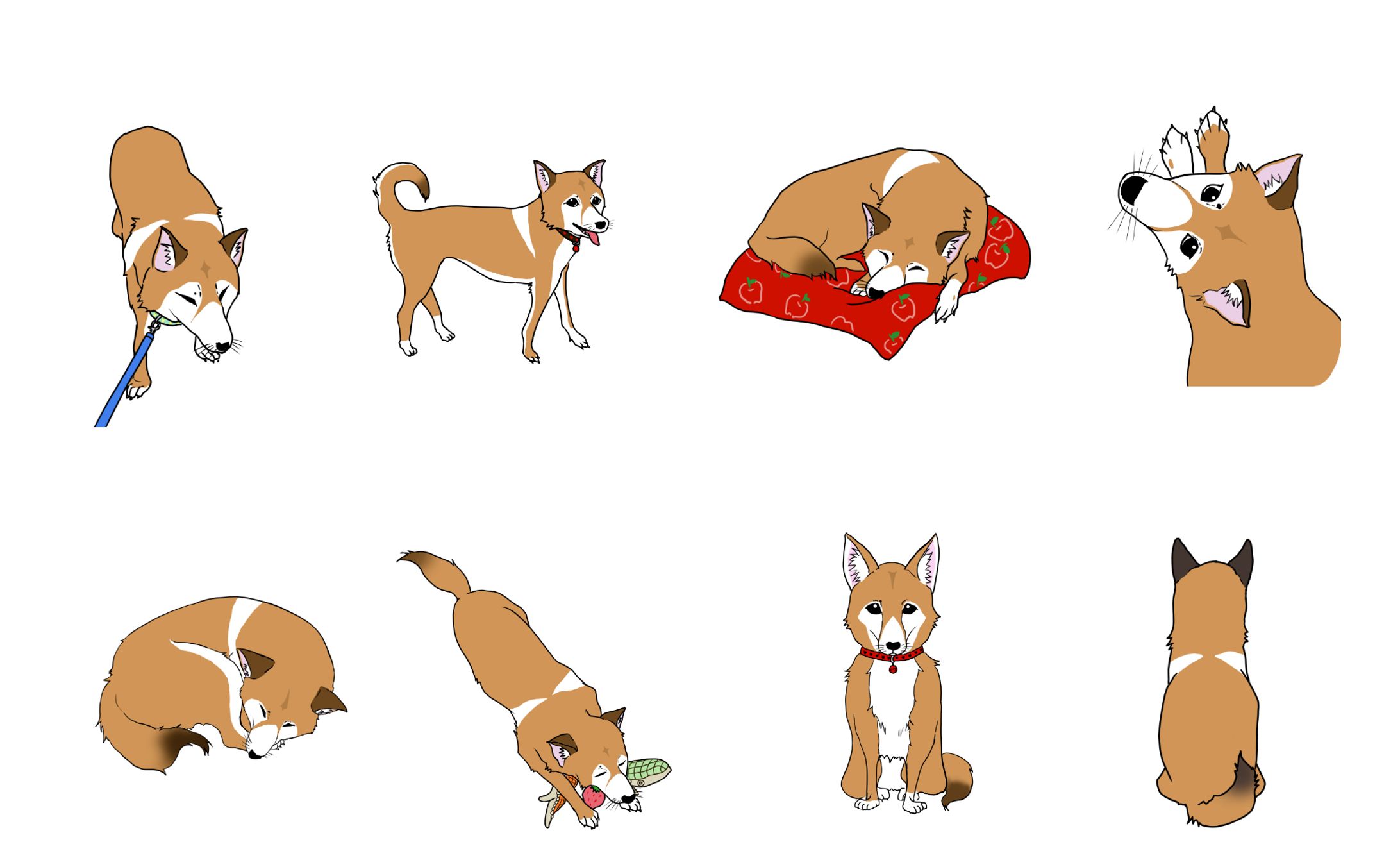 [キャラクターデザイン]LINEスタンプ/[Character Design]LINE Stickers-1