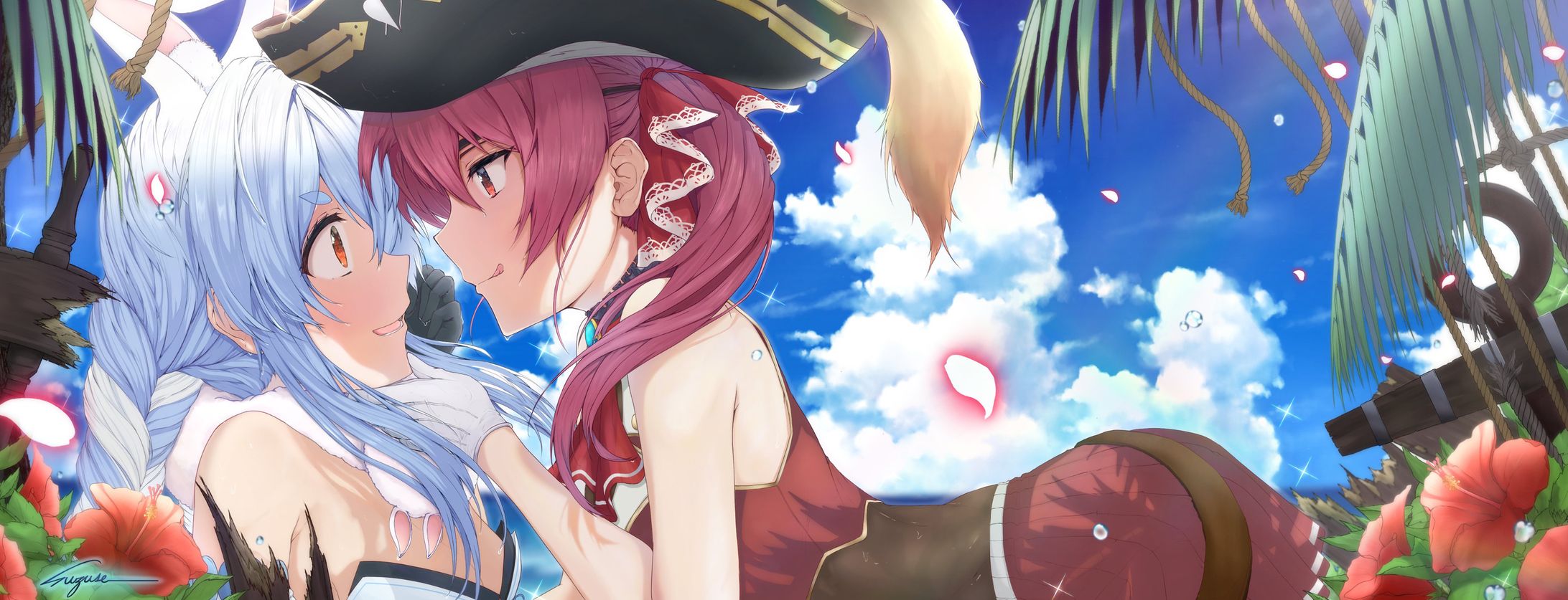 一枚絵(複数キャラ+背景あり)-1