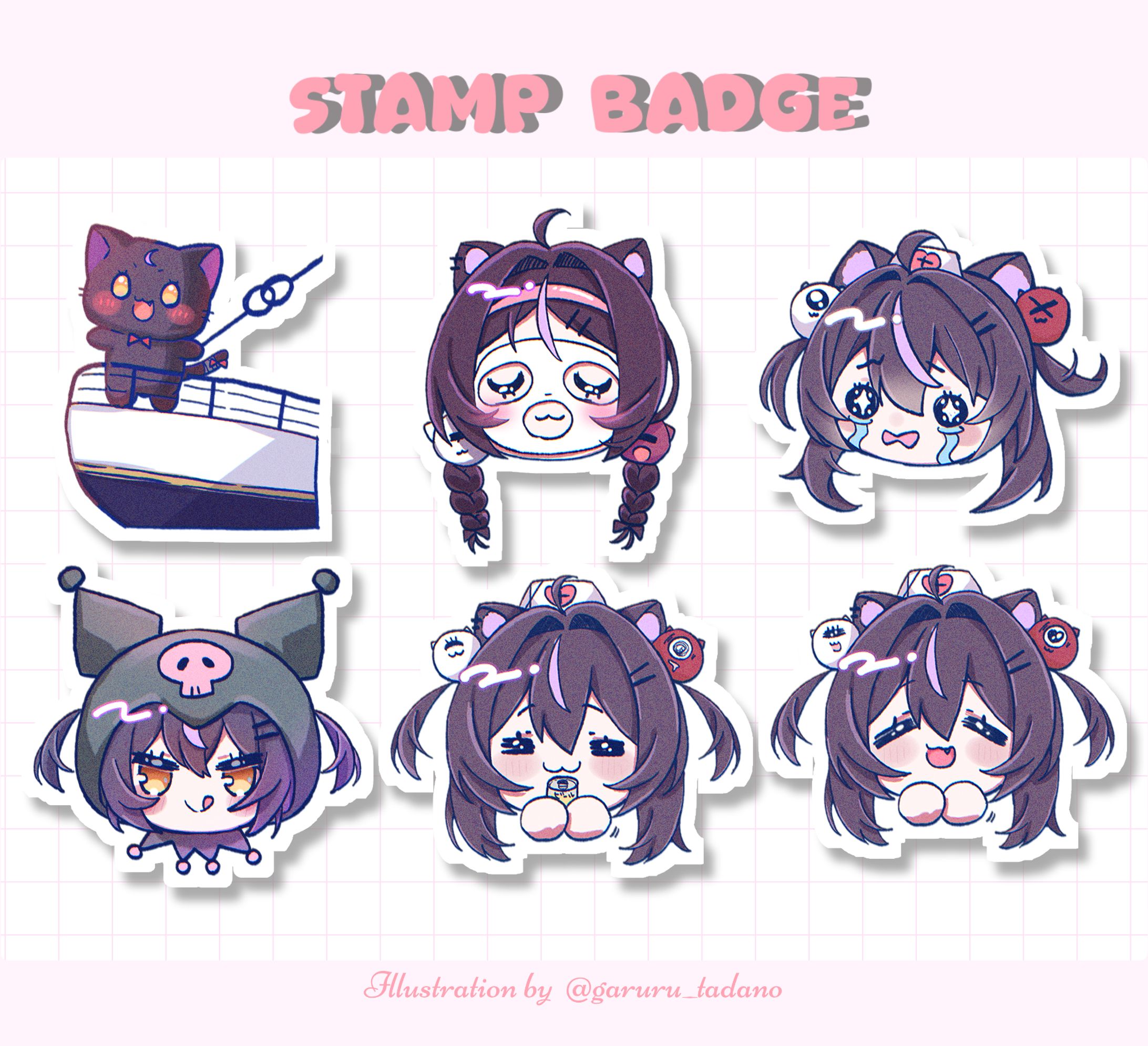 スタンプ、バッジ-1