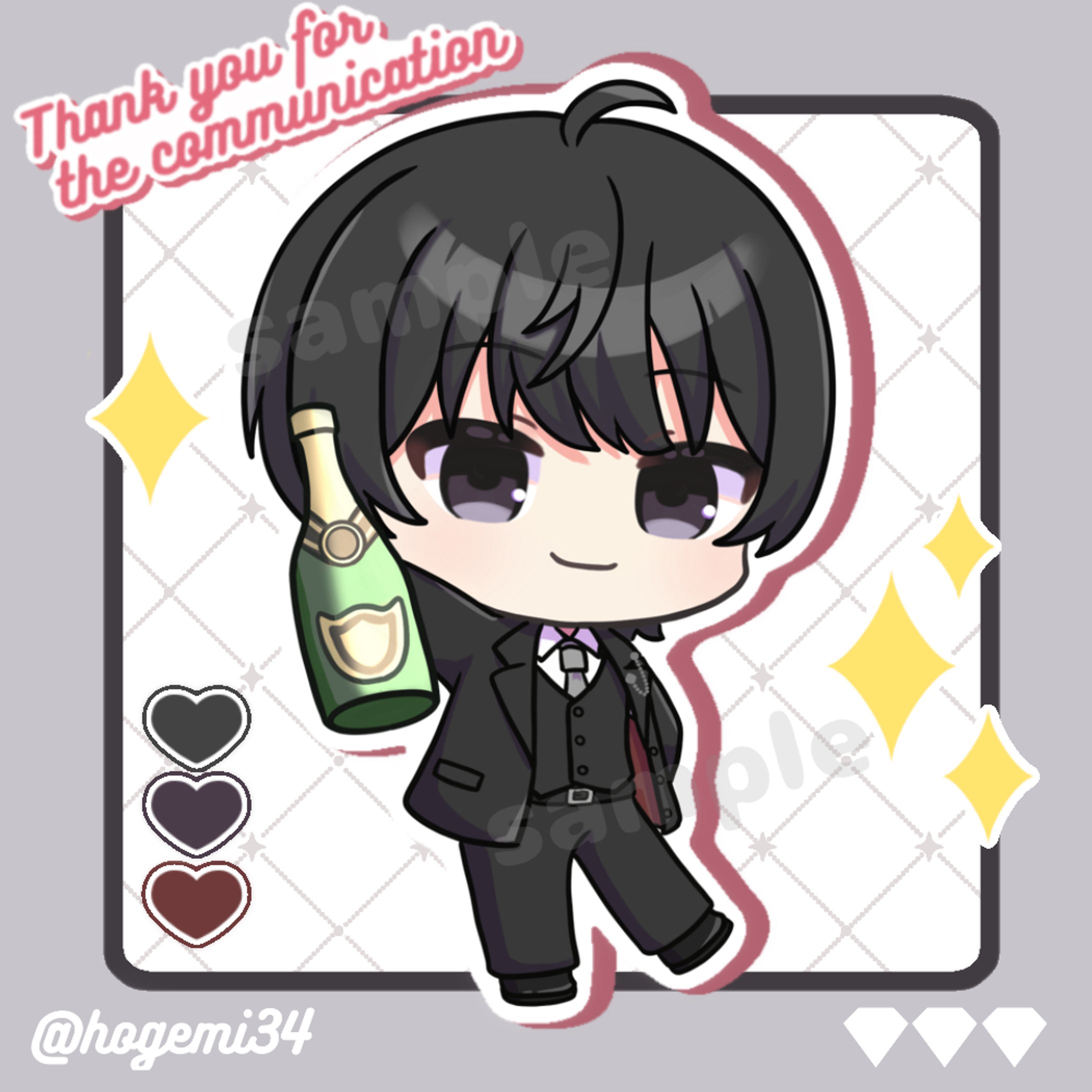 個人様 ミニキャラ(キャラデザ込)-1