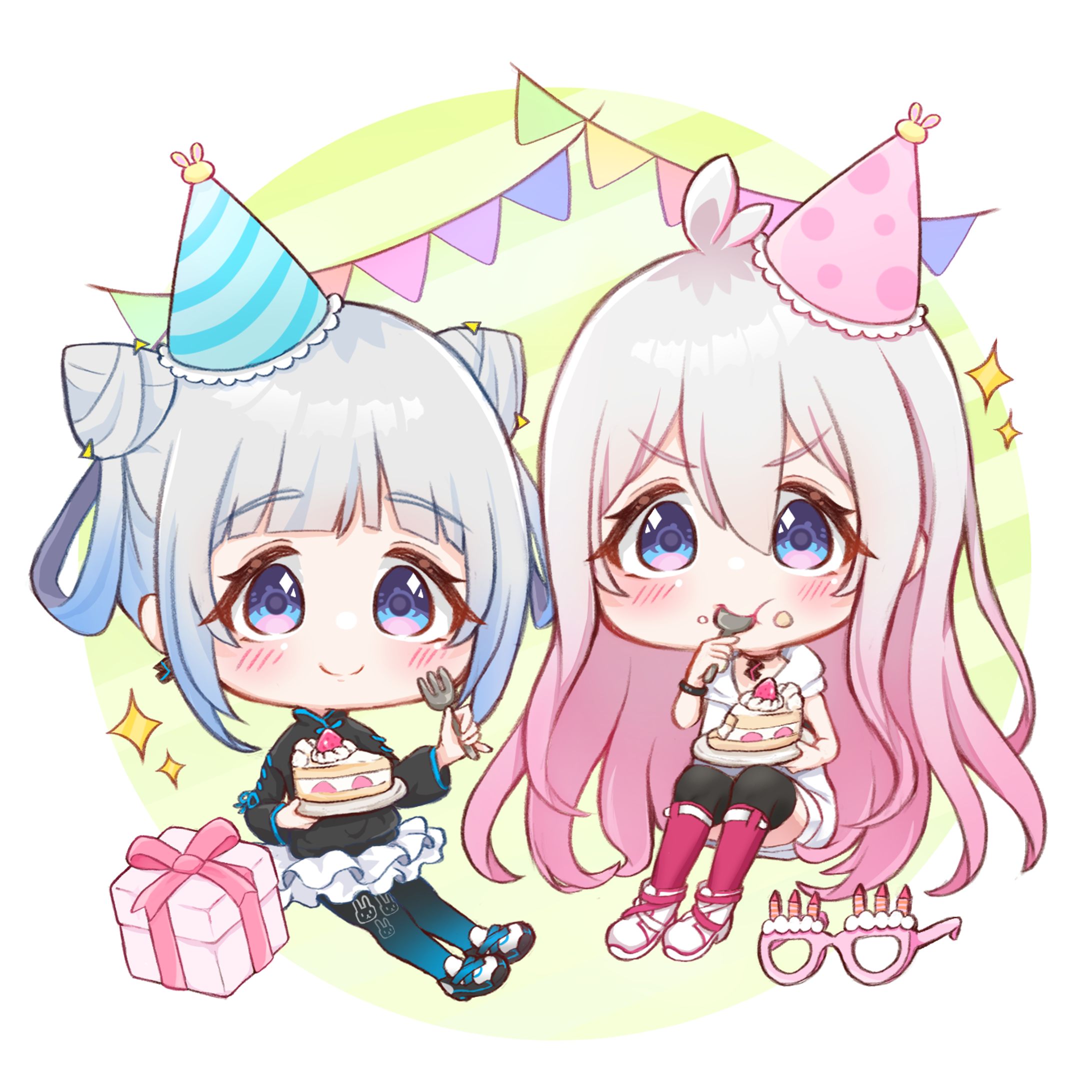 バーチャルユニットTacitly-リリアさん誕生日記念イラスト-1