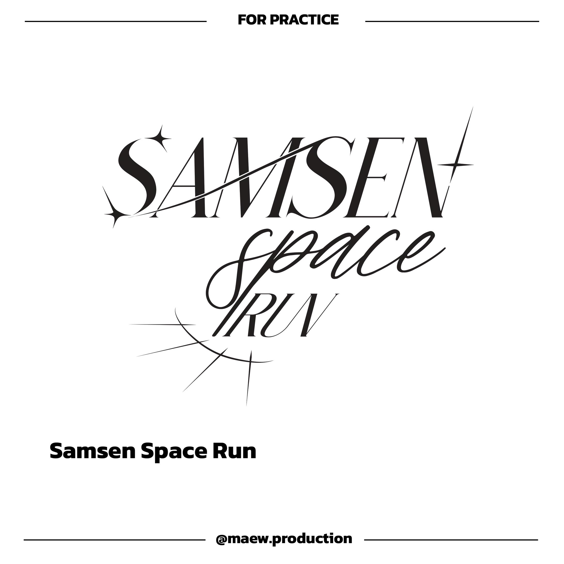 Samsen Space Run | ✦ Typography ✦-1